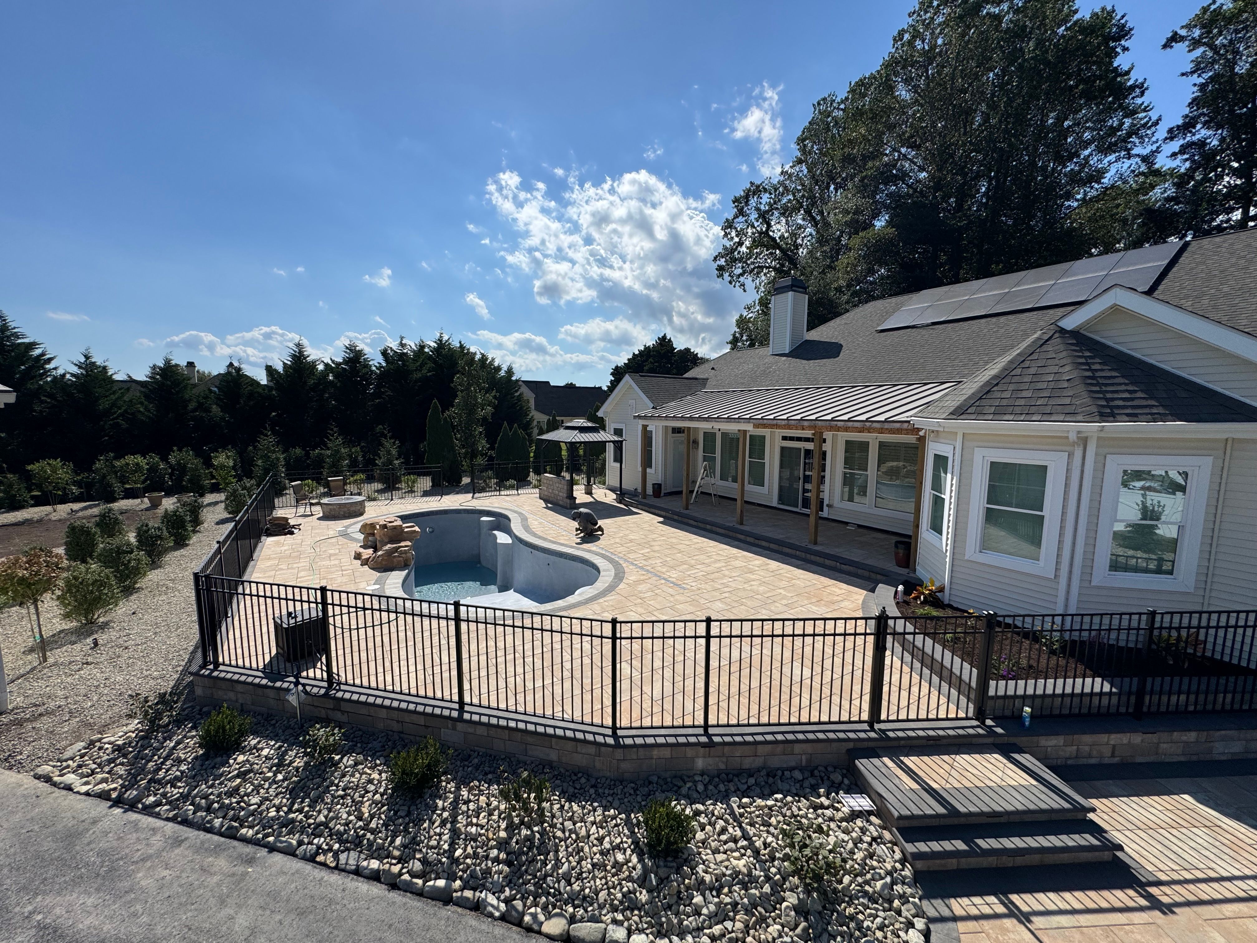 Patio Design & Construction for Broker Post Ground Crew in Sussex County, DE