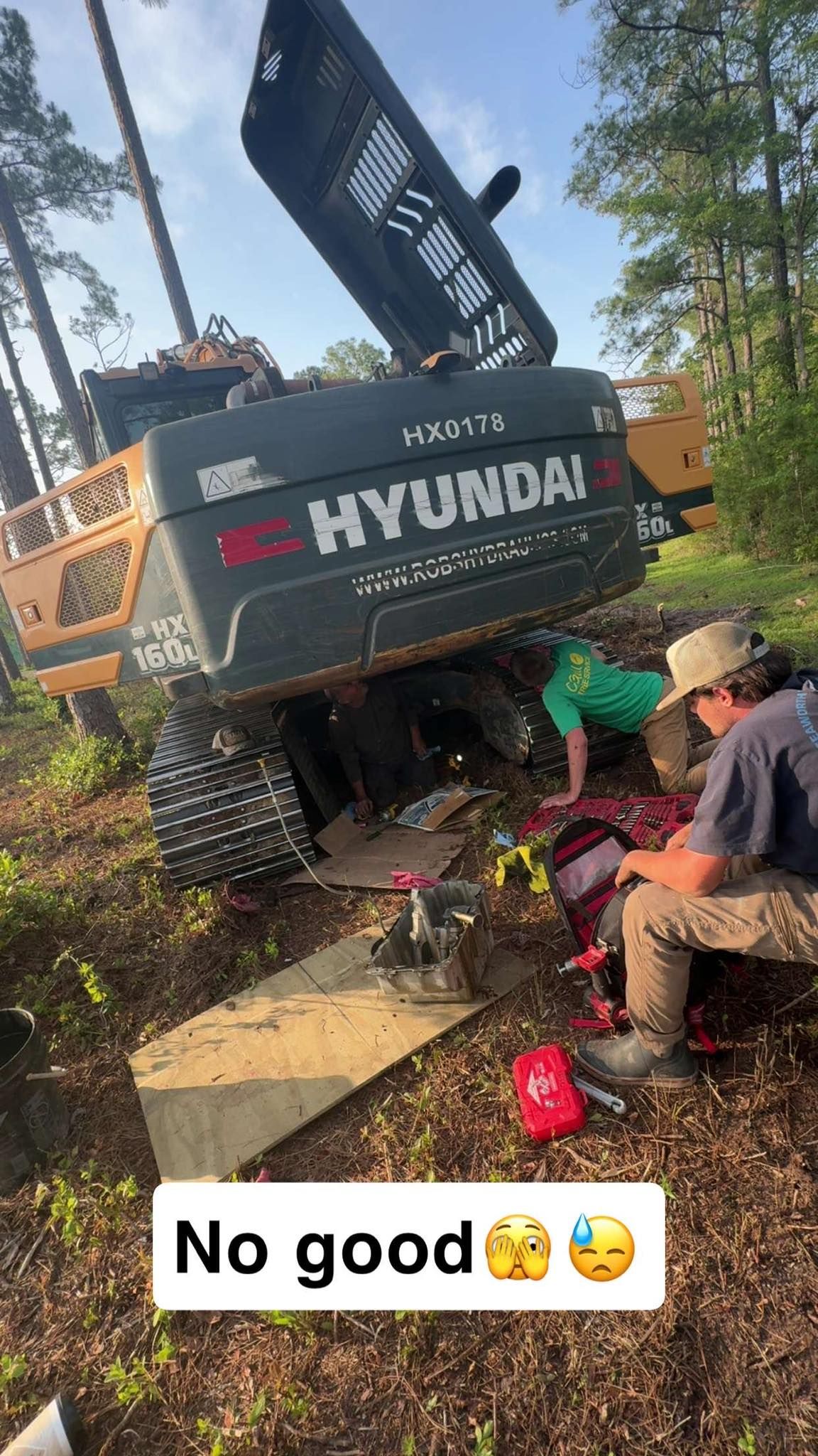 Excavating for Beards Creek Construction in Grantsboro, NC