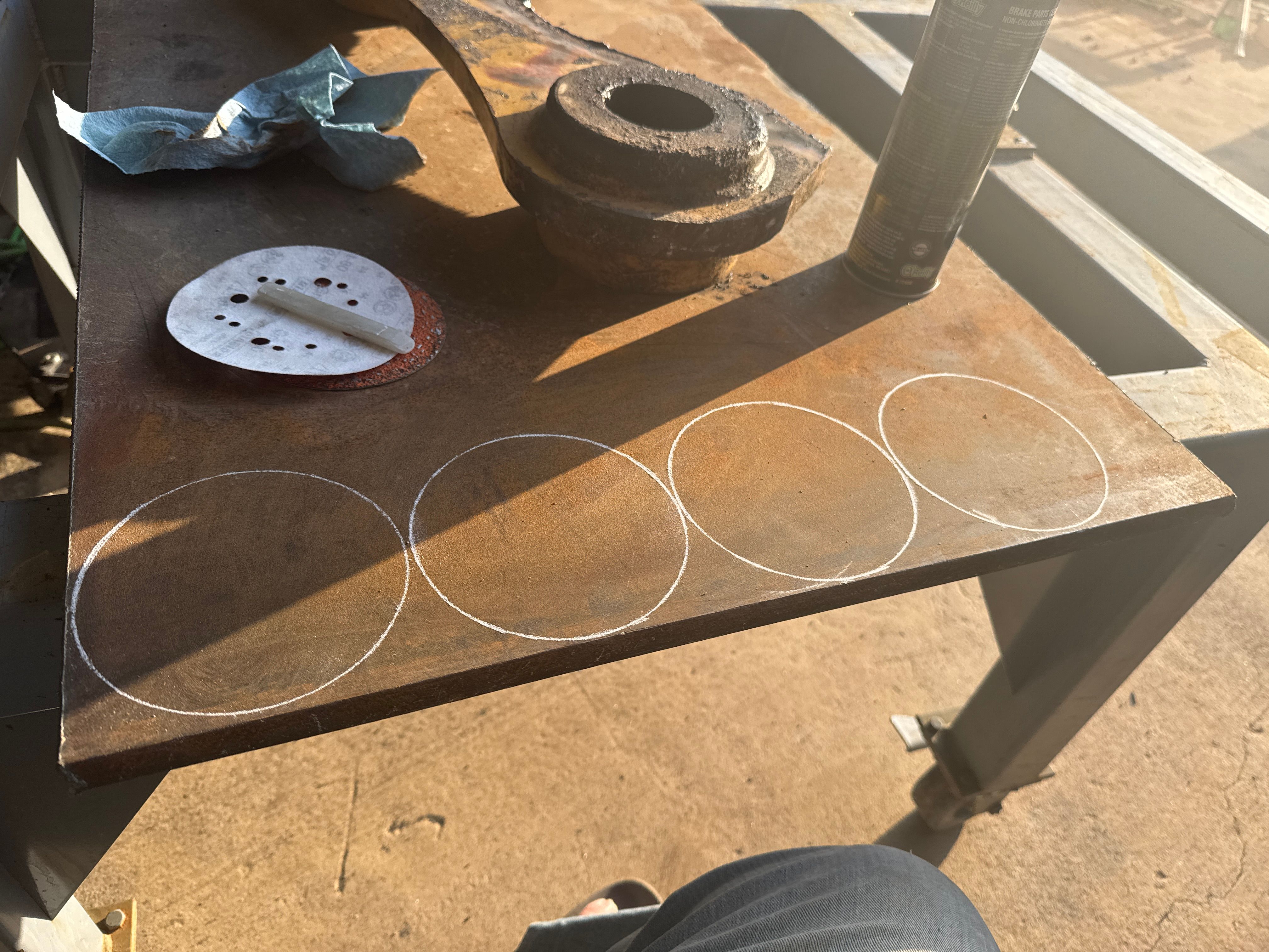 Excavator bucket repair  for SPF Welding in Summertown, TN
