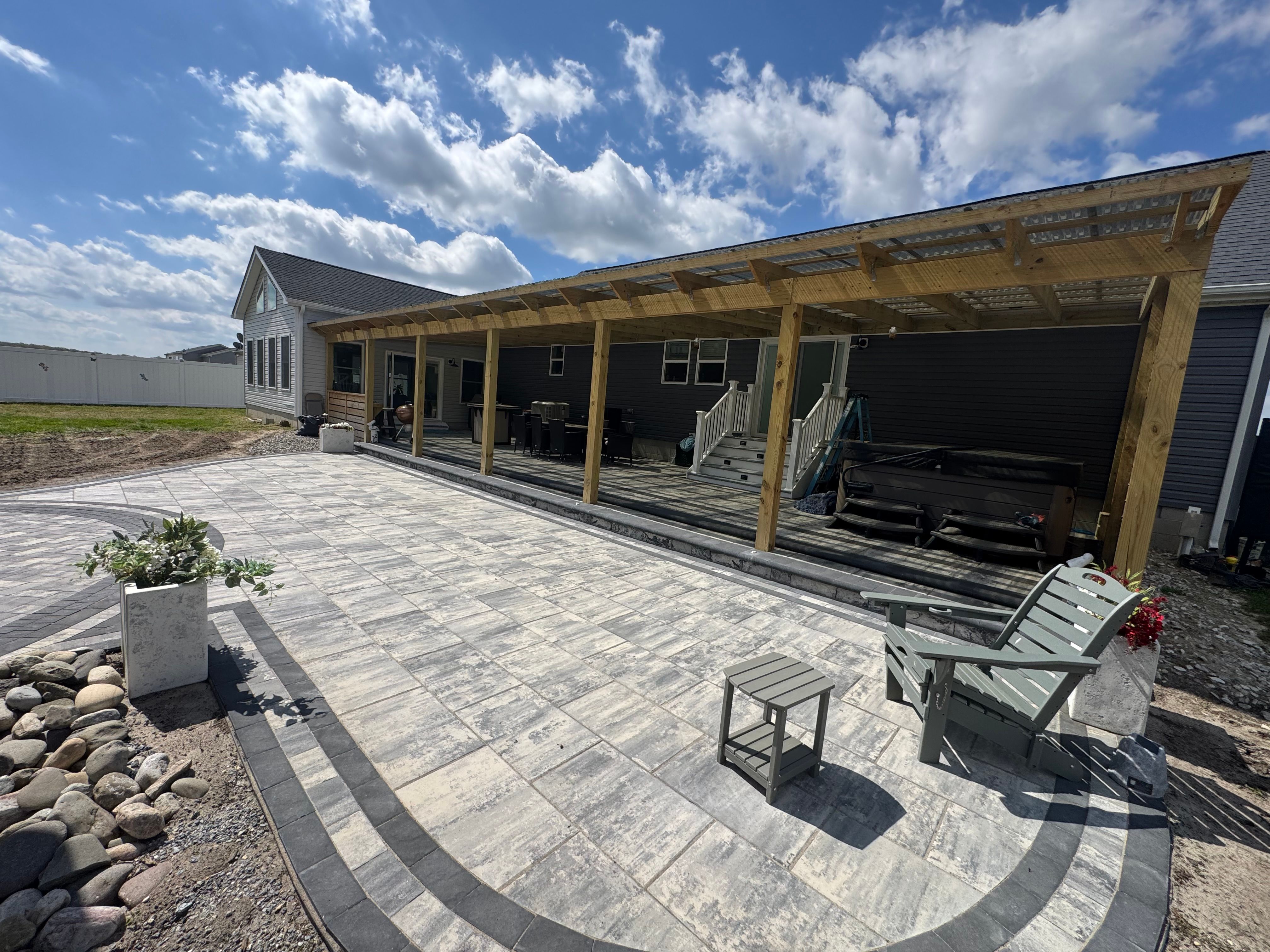 Patio Design & Construction for Broker Post Ground Crew in Sussex County, DE