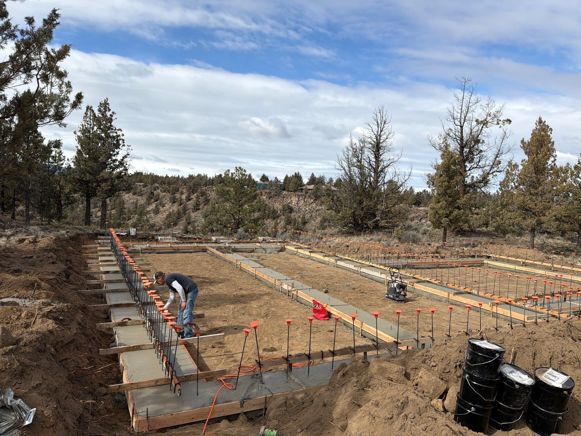 Foundation for TJR Concrete and Construction in Bend, OR