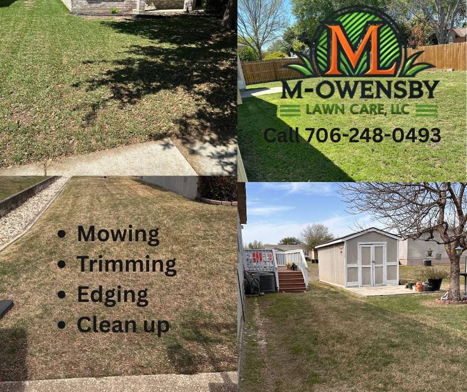 Hardscaping Landscaping for M-Owensby Lawn Care in New Braunfels, TX