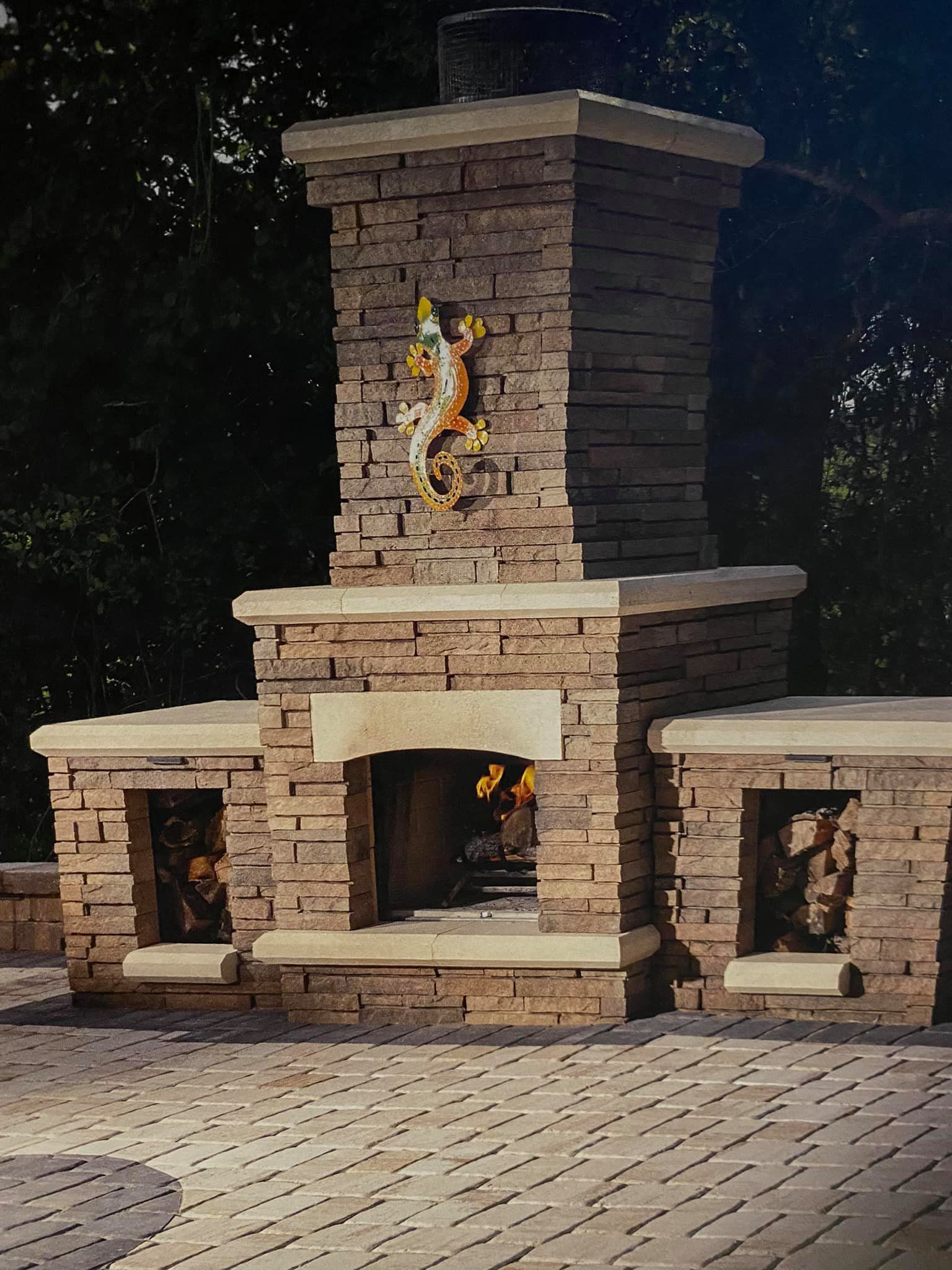 Hardscaping for Atlas Land Design in Creekside Park, TX