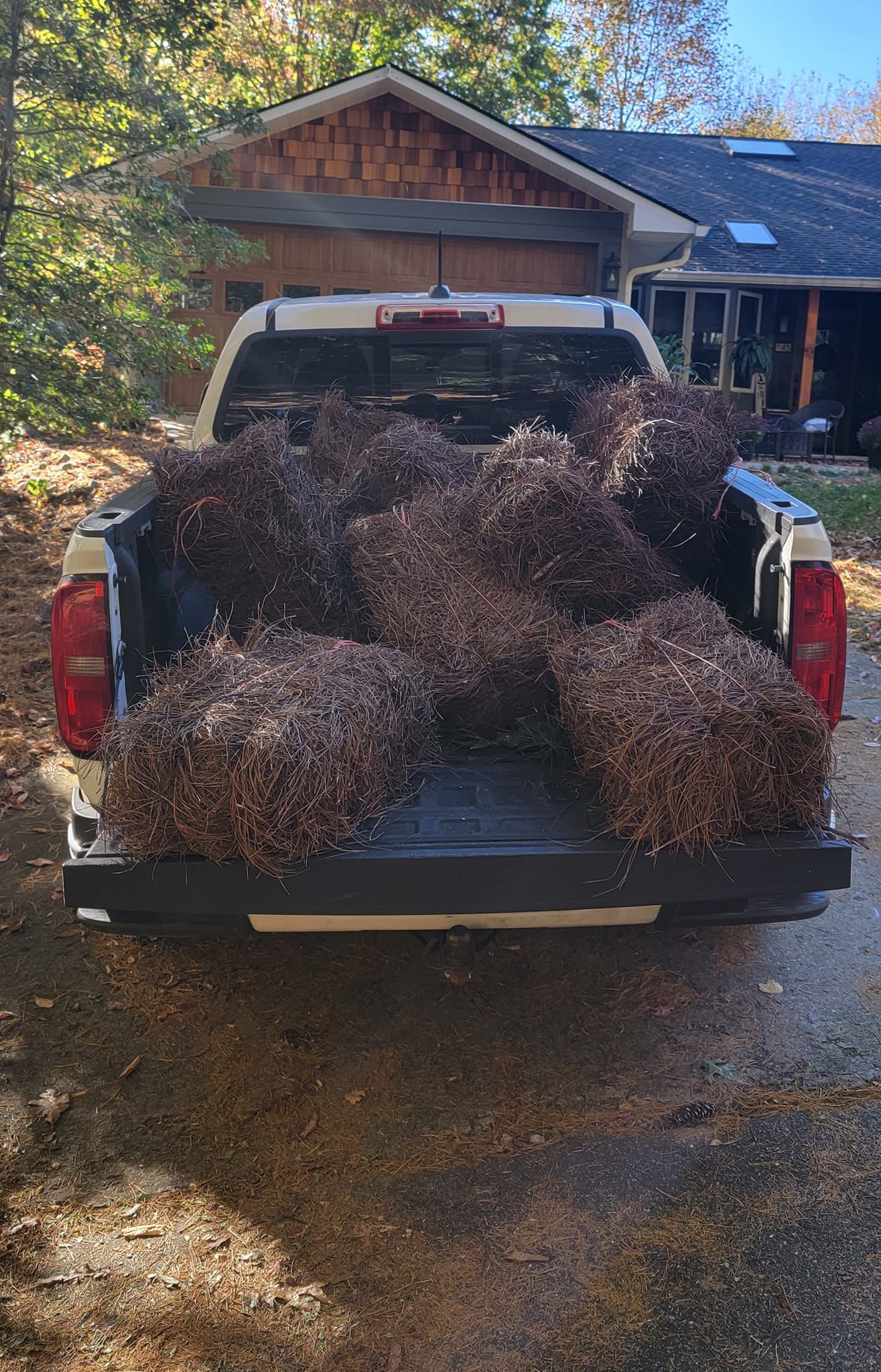 Mowing for Hart and Sons in Transylvania County, North Carolina