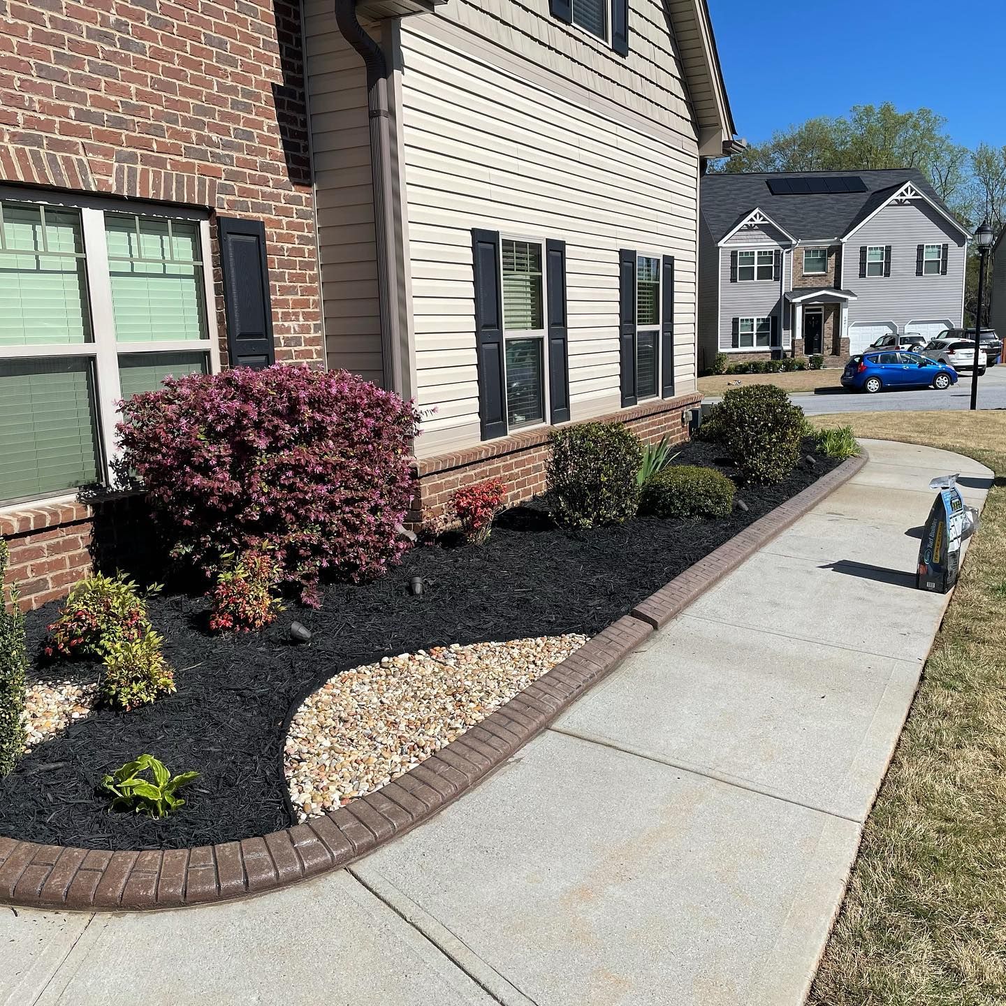 Landscaping for JIF Concrete Services in Greenville, SC