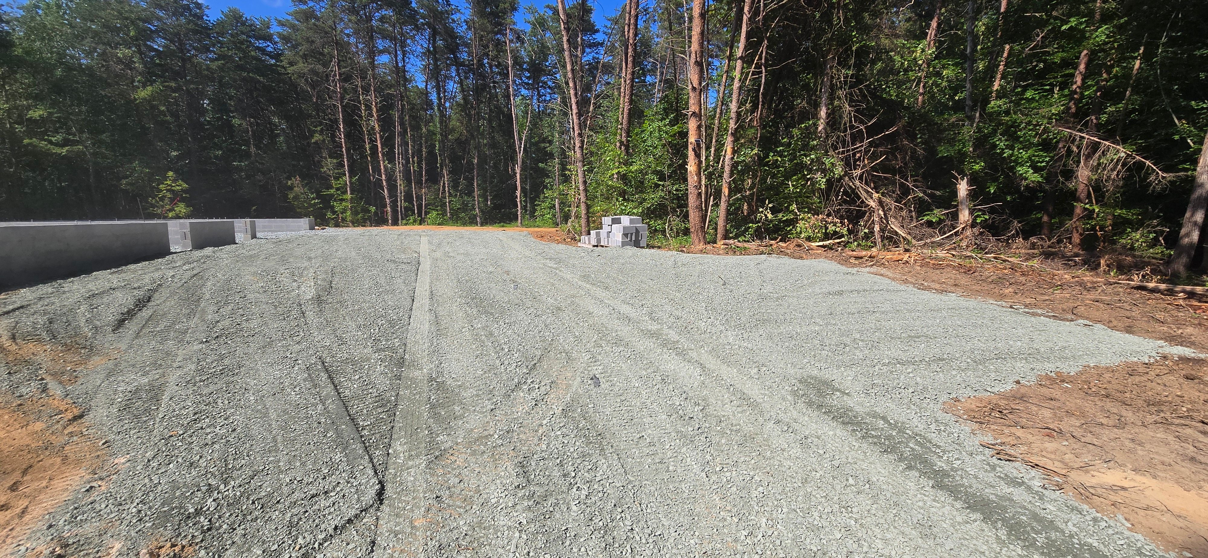 Site Preparation for C.A. Sherry Land Improvement, LLC. in Louisa, VA
