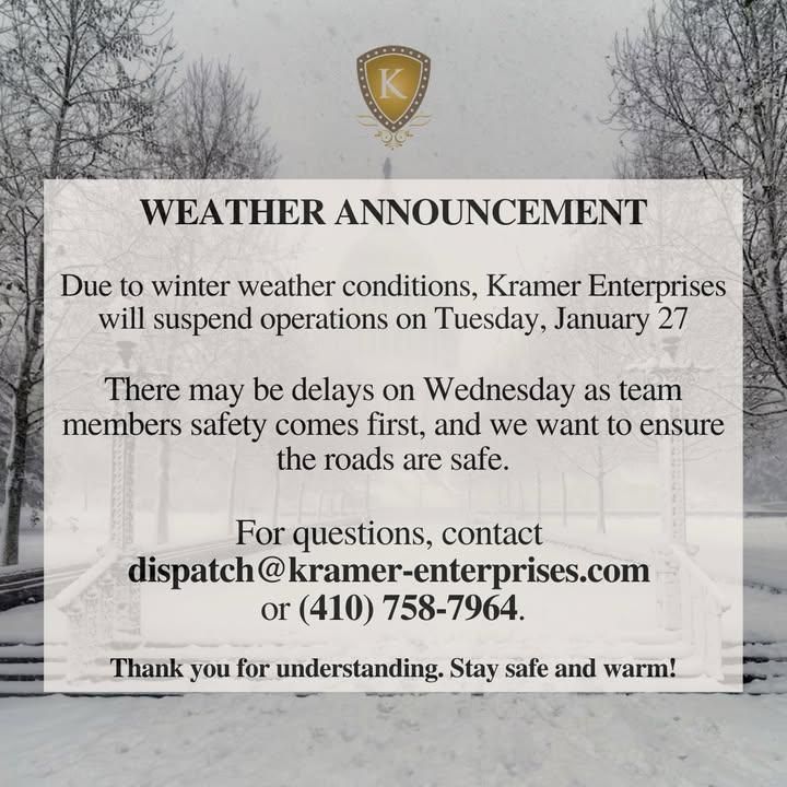  for Kramer Enterprises in Washington, D.C.