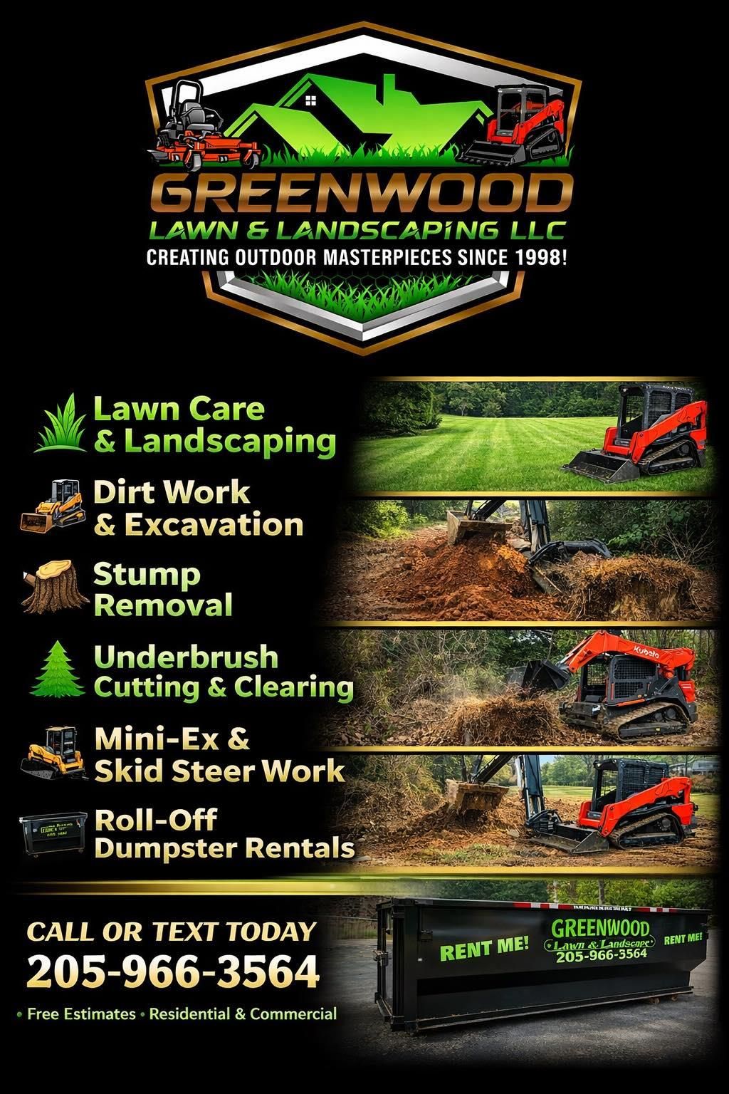  for Greenwood Lawn & Landscaping LLC in Talladega, Alabama