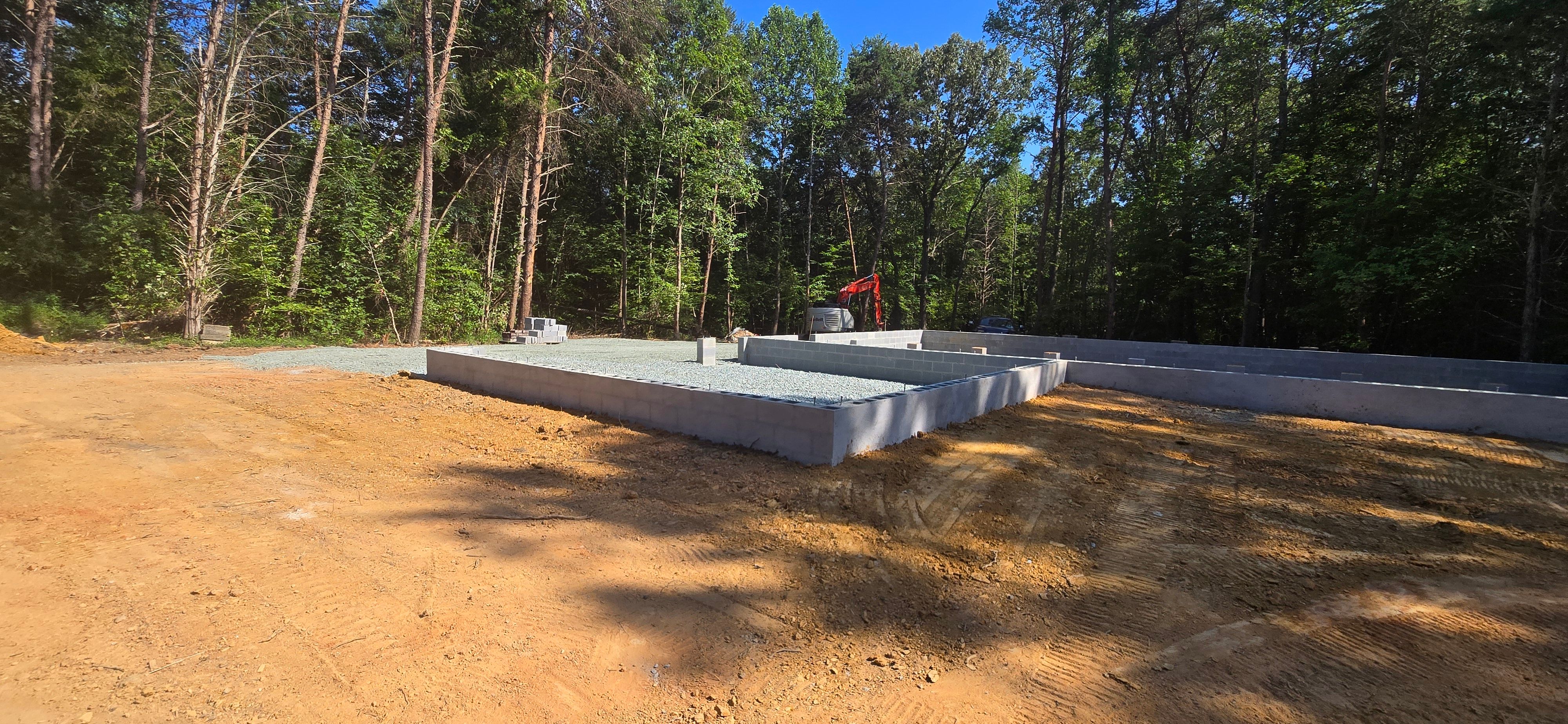 Site Preparation for C.A. Sherry Land Improvement, LLC. in Louisa, VA