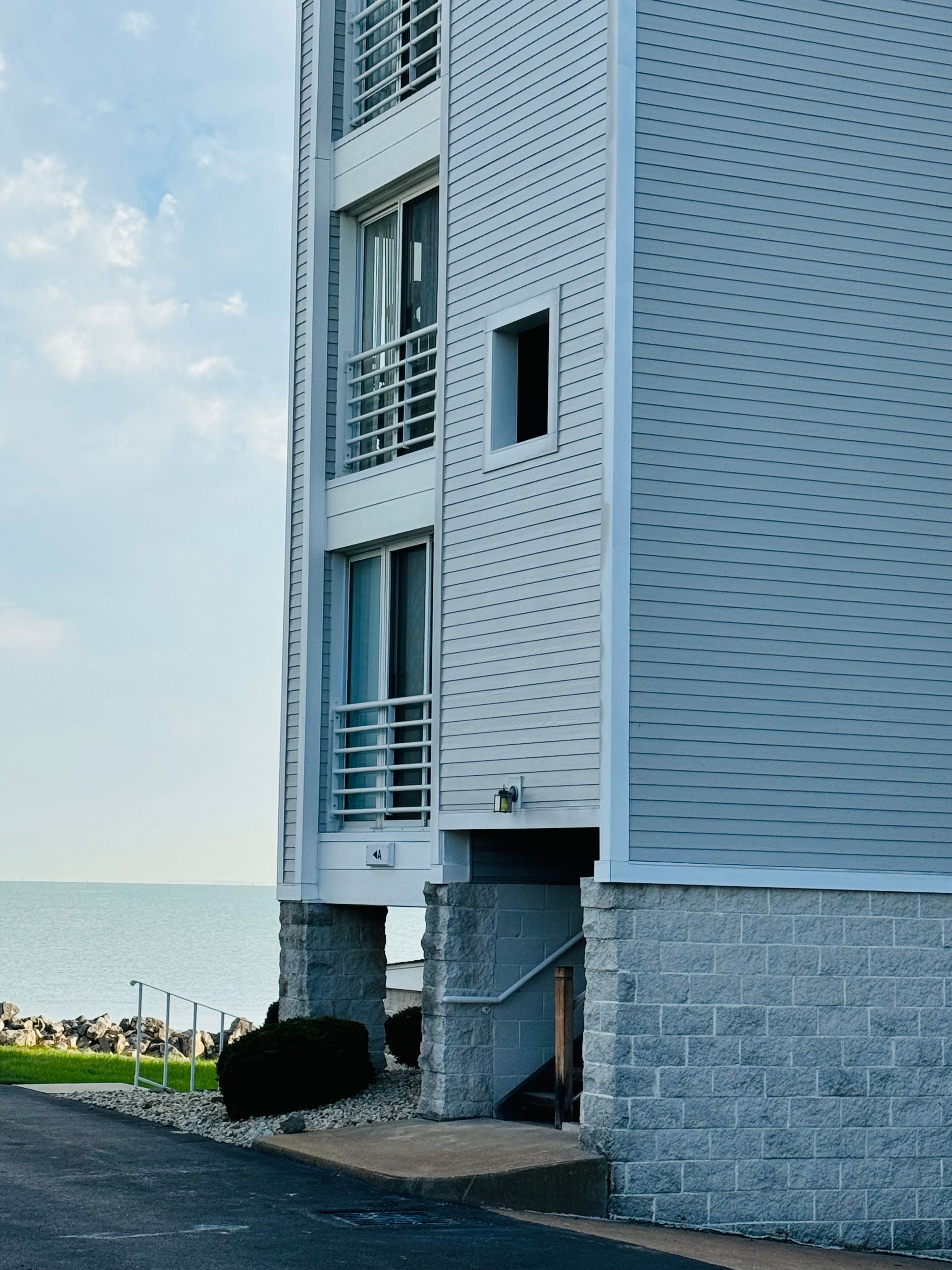 Exterior painting for Erie Builders & Construction in Sandusky, OH