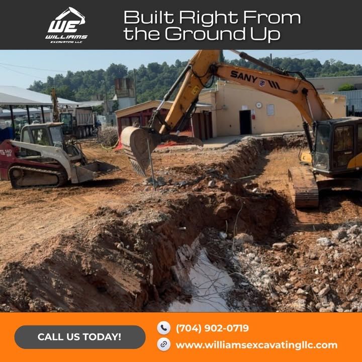  for Williams Excavating in Statesville, NC