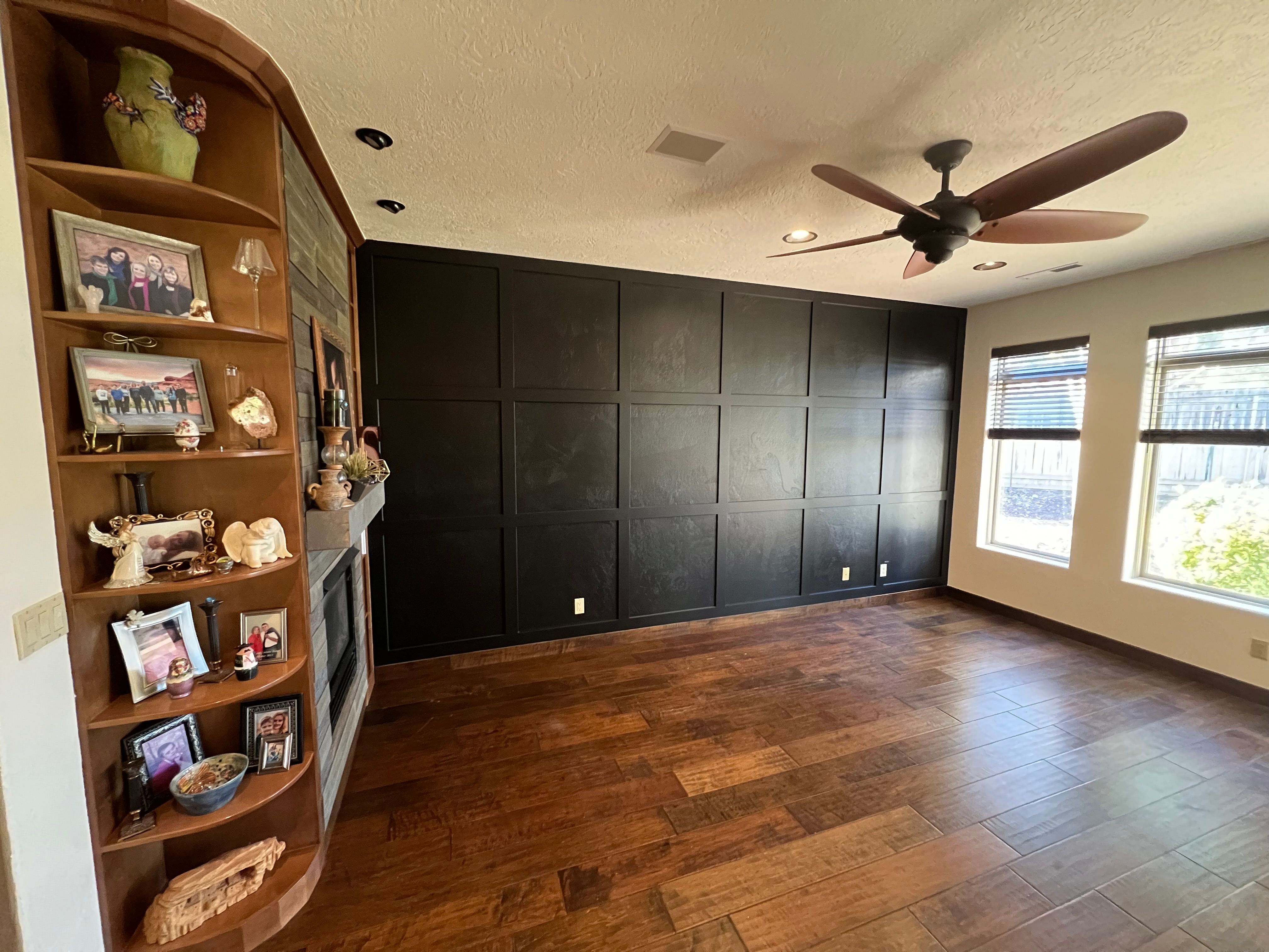 Accent walls for Carpentry Kings Construction in Hurricane, UT