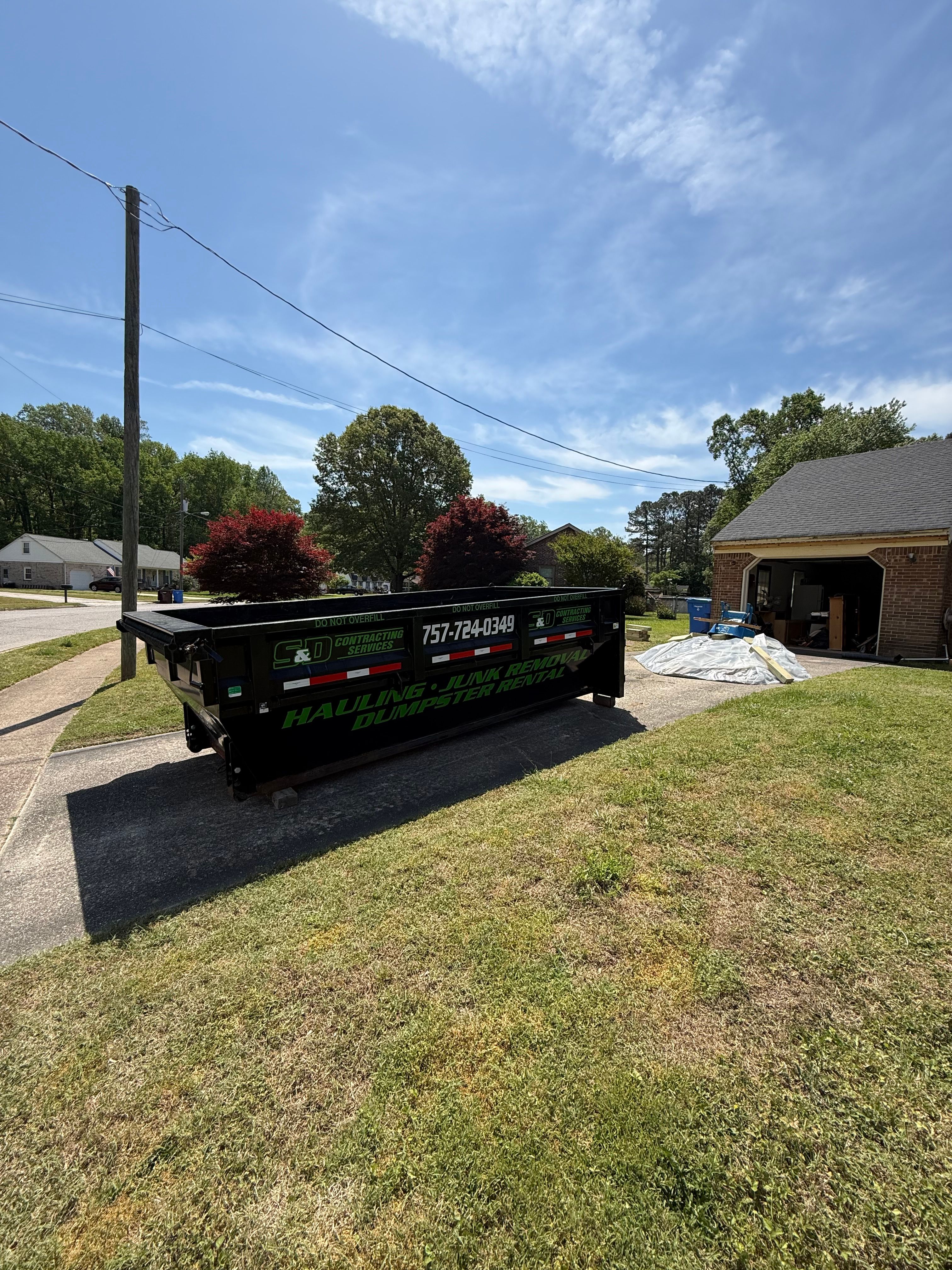  for S & D Dumpsters & Junk Removal in Virginia Beach, VA