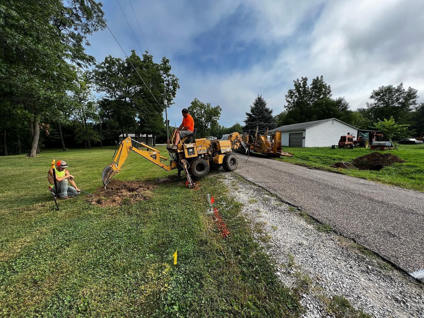 Excavating for PATCO Underground in Canton, MO