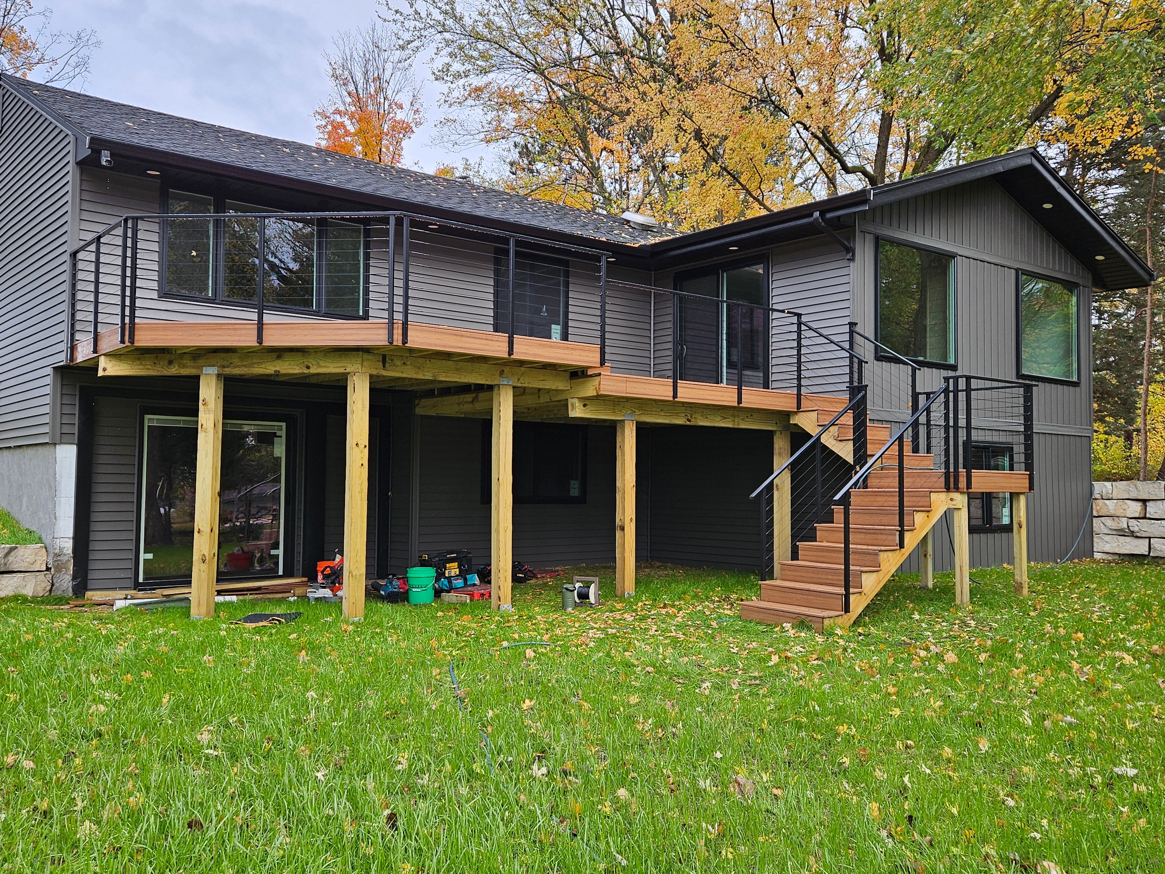 Exterior Railing for Timber Concepts  in Oconto, WI