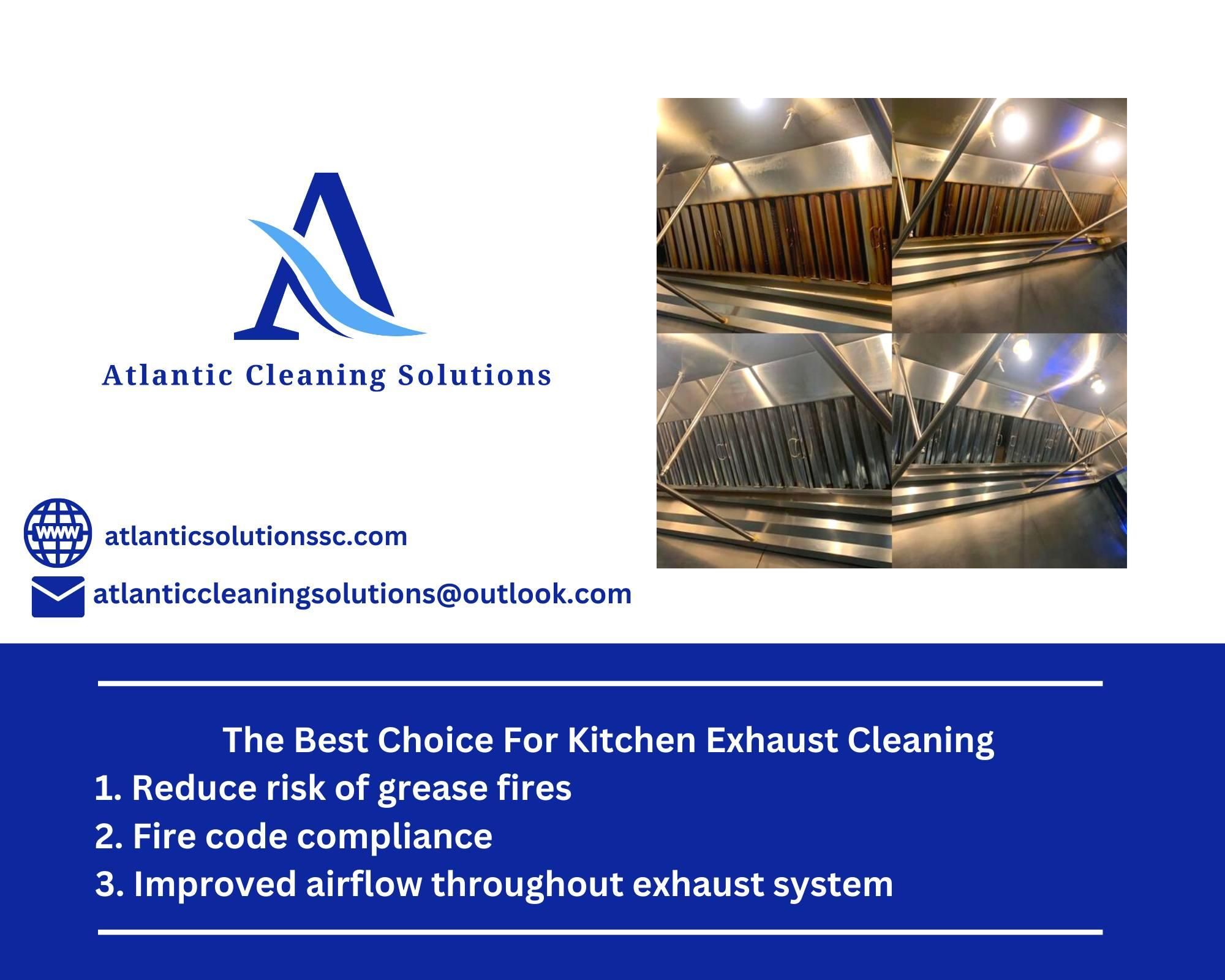 Kitchen Exhaust Cleaning for Atlantic Cleaning Solutions in Columbia, SC