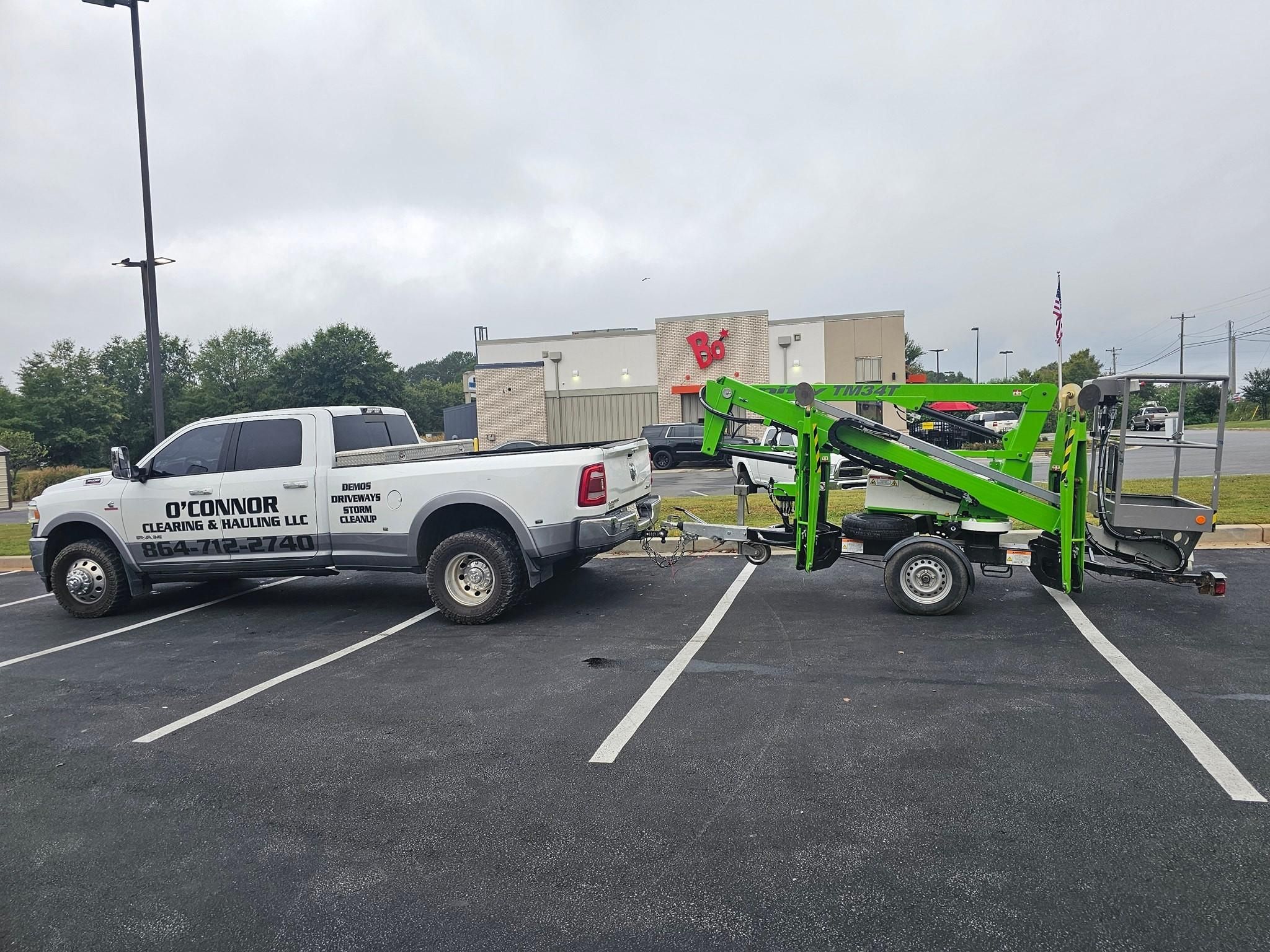  for O'Connor Clearing and Hauling LLC in Anderson County, SC