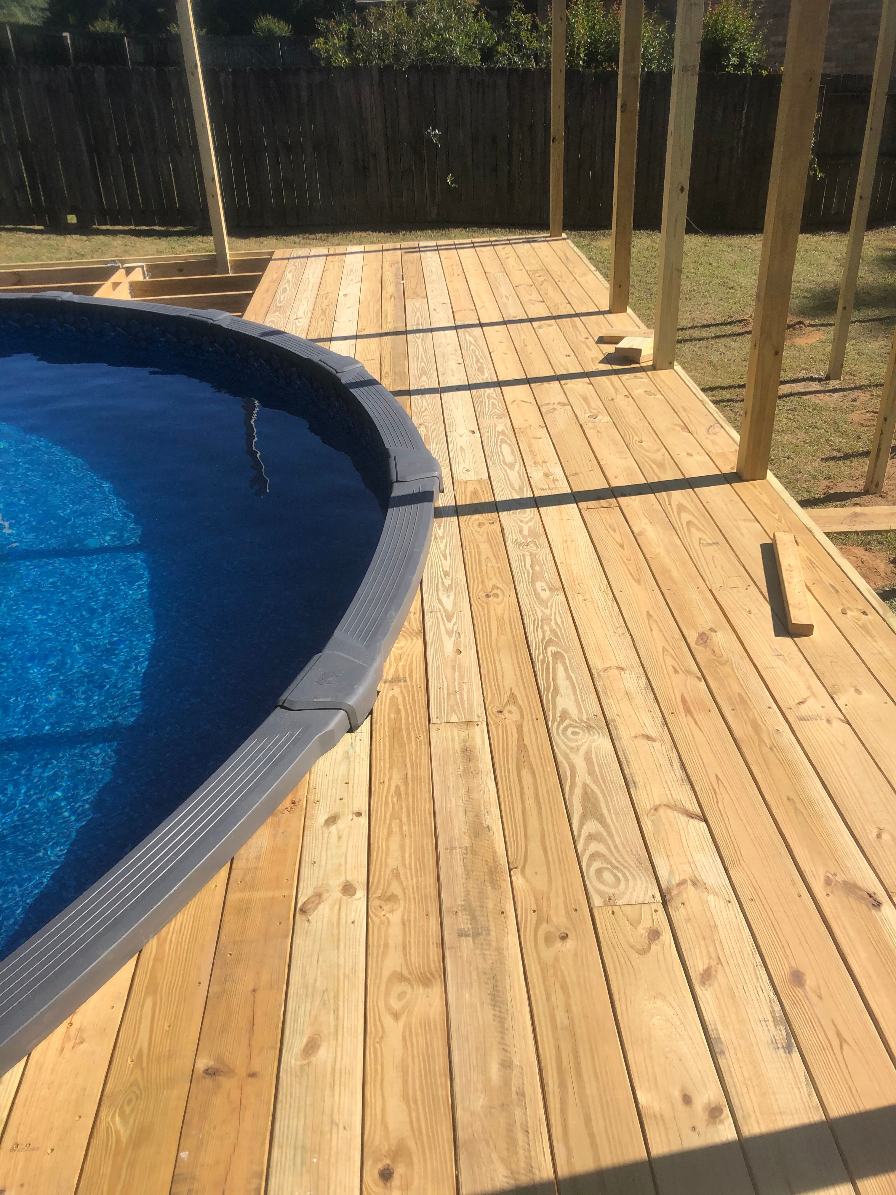 Deck & Patio Construction for JPH Builders Inc. in Milton, FL