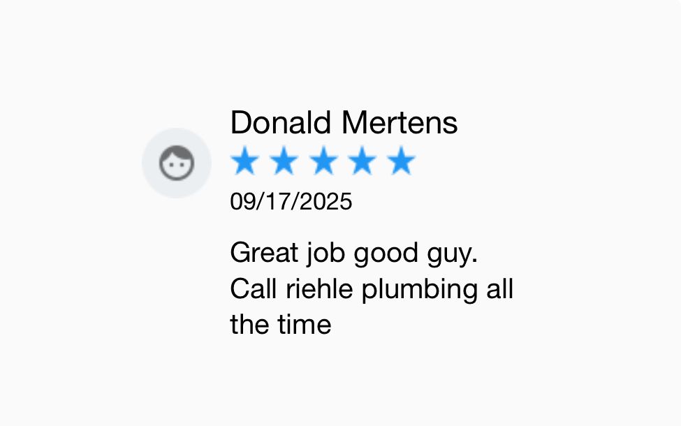  for Riehle Good Plumbing Company LLC in Bethel, OH