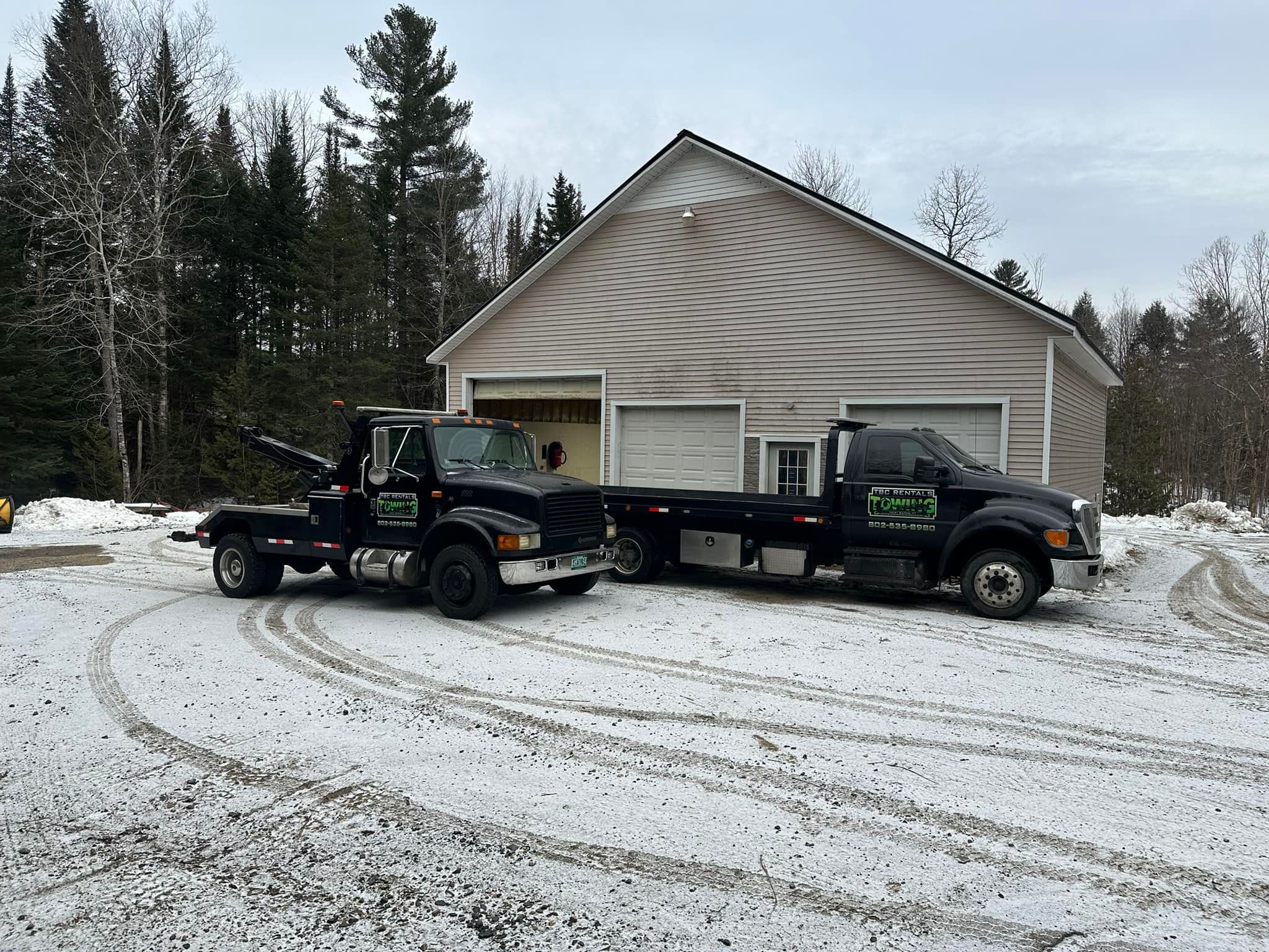  for TBC Towing in Burke, VT