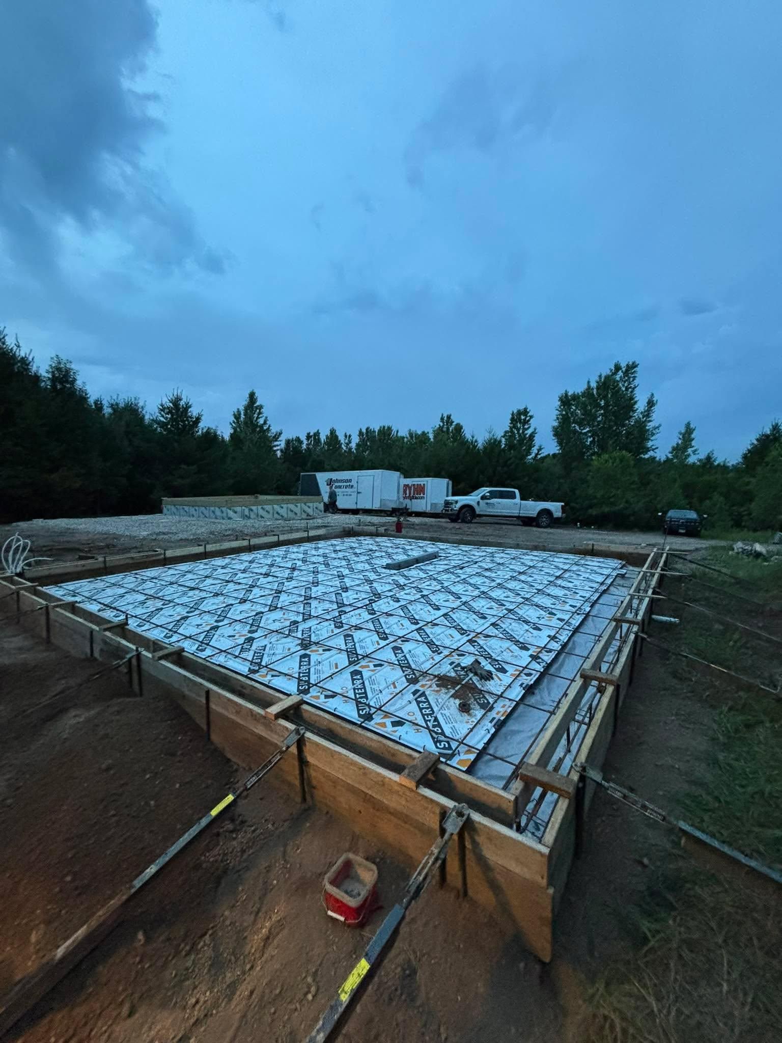  for Johnson Concrete in New London, MN