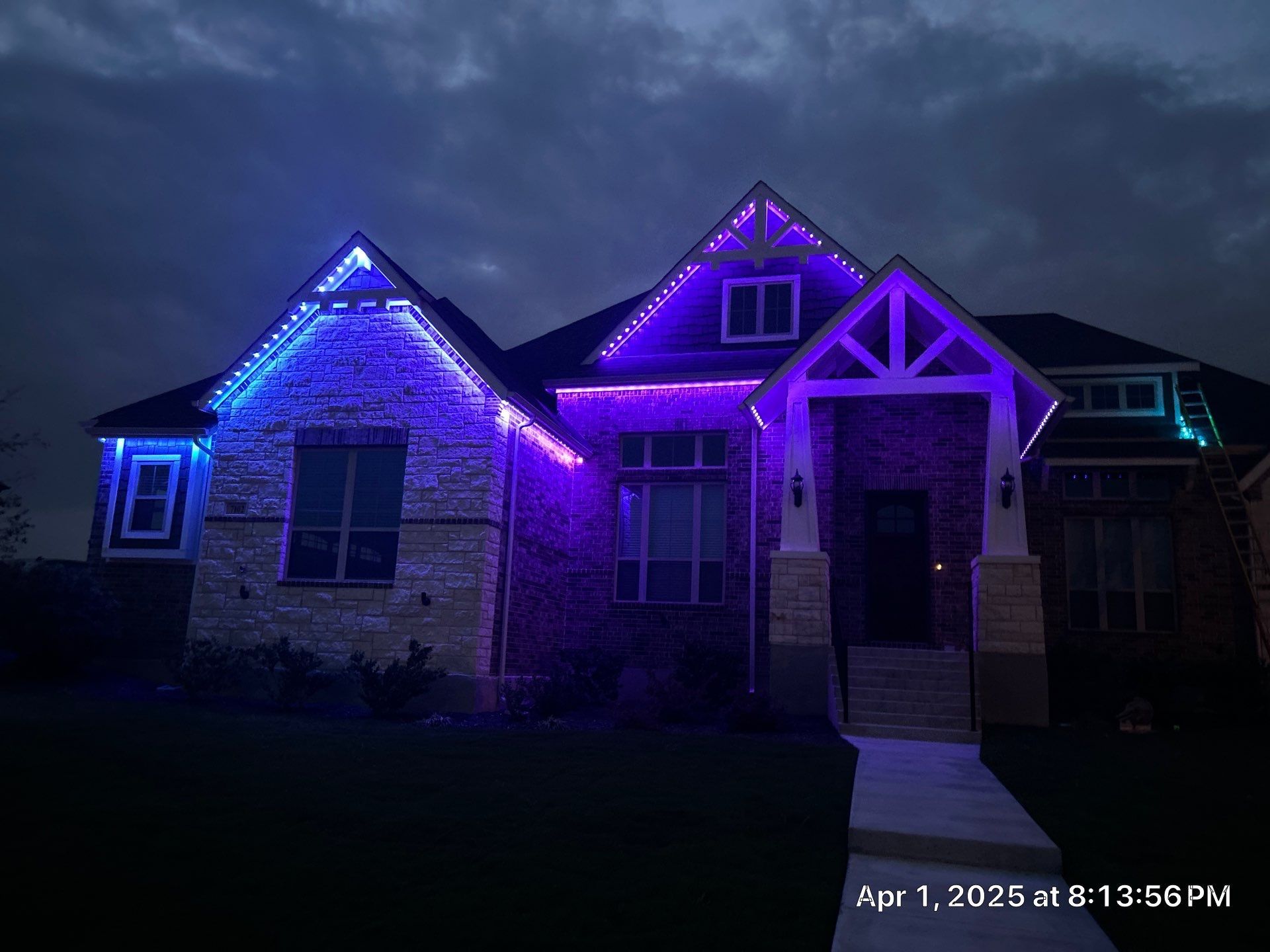 Permanent Holiday Lighting  for Light It Up AV and Turf in Keller, TX