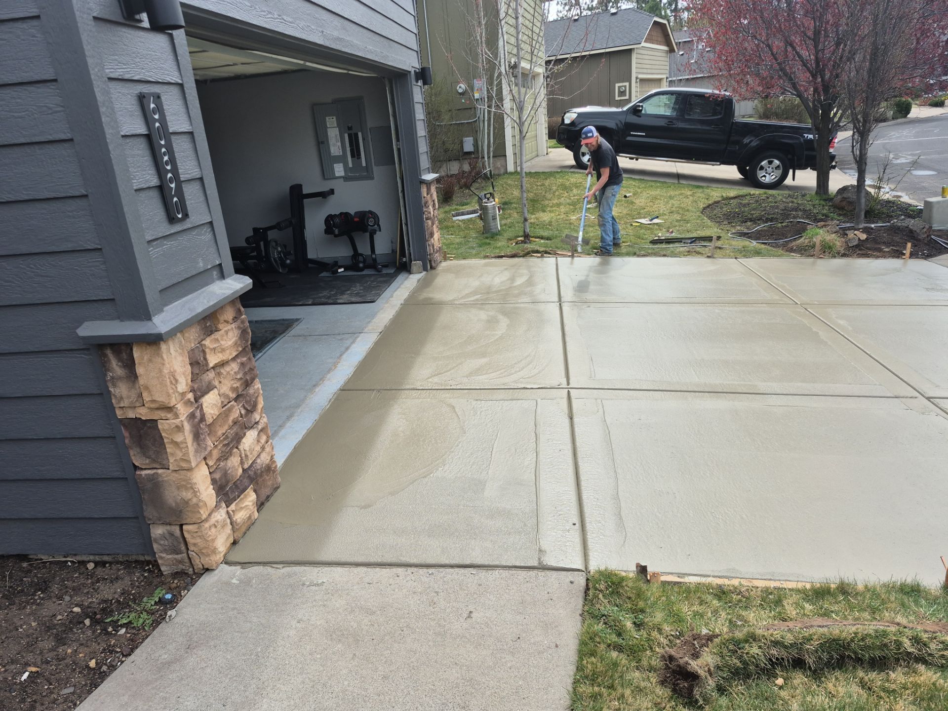 Stamped Concrete for TJR Concrete and Construction in Bend, OR