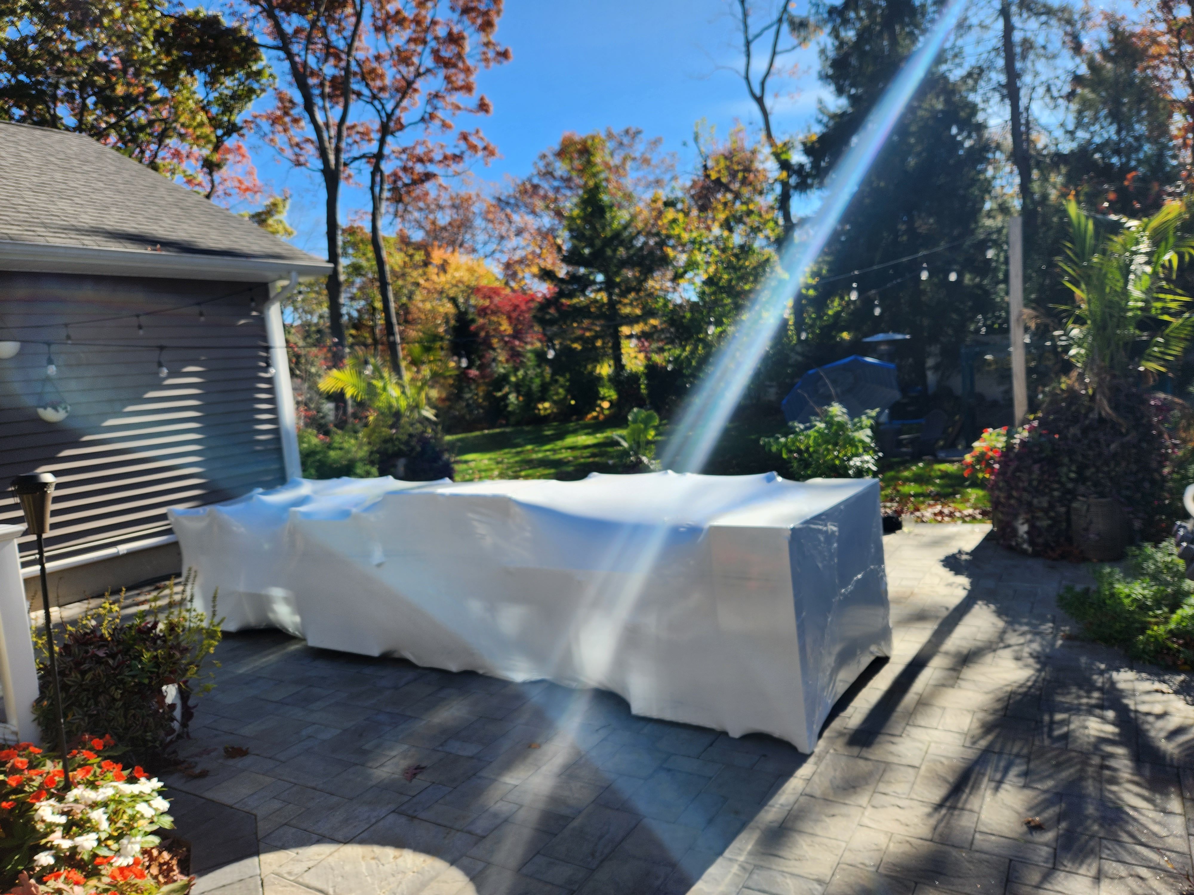 Shrink Wrapping Service for GEM Pool Service in Long Island, NY