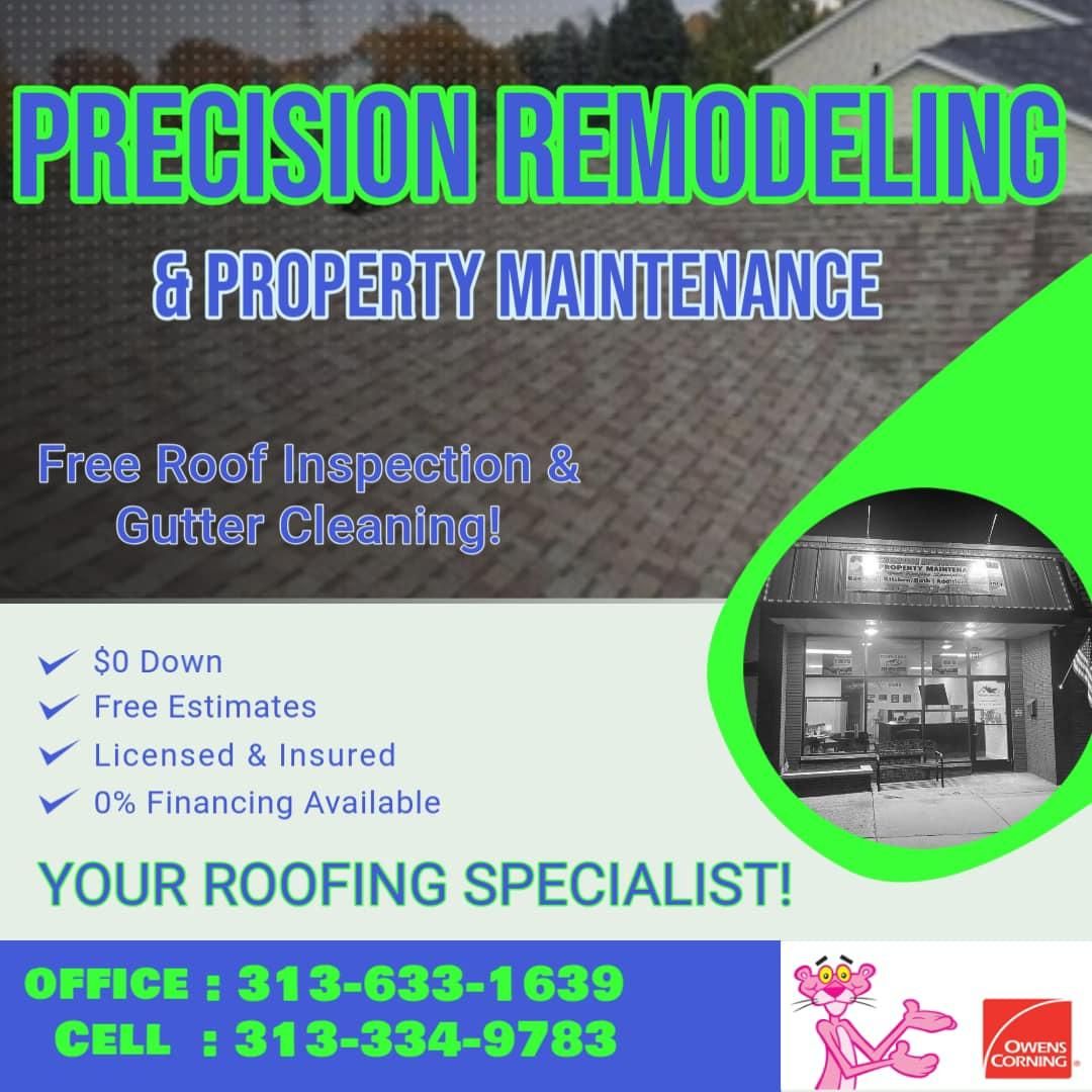  for Precision Remodeling and Property Maintenance  in Detroit, MI