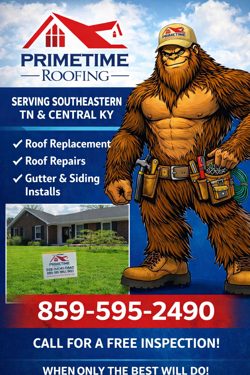  for Primetime Roofing  in Winchester, KY