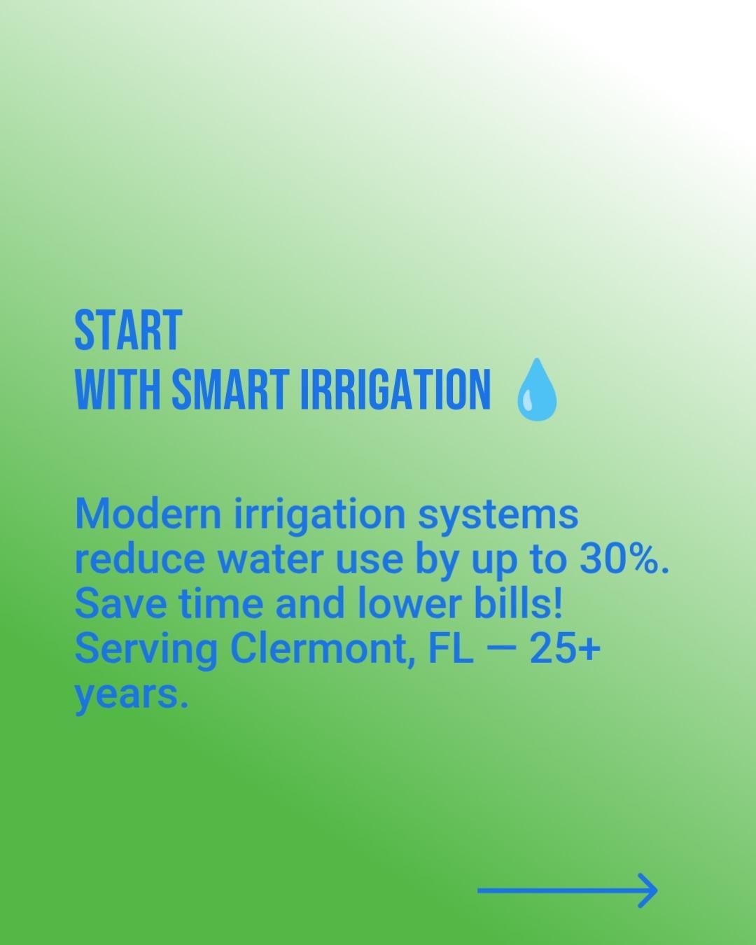 Irrigation System Design & Install for Ludlows Services in Clermont, FL