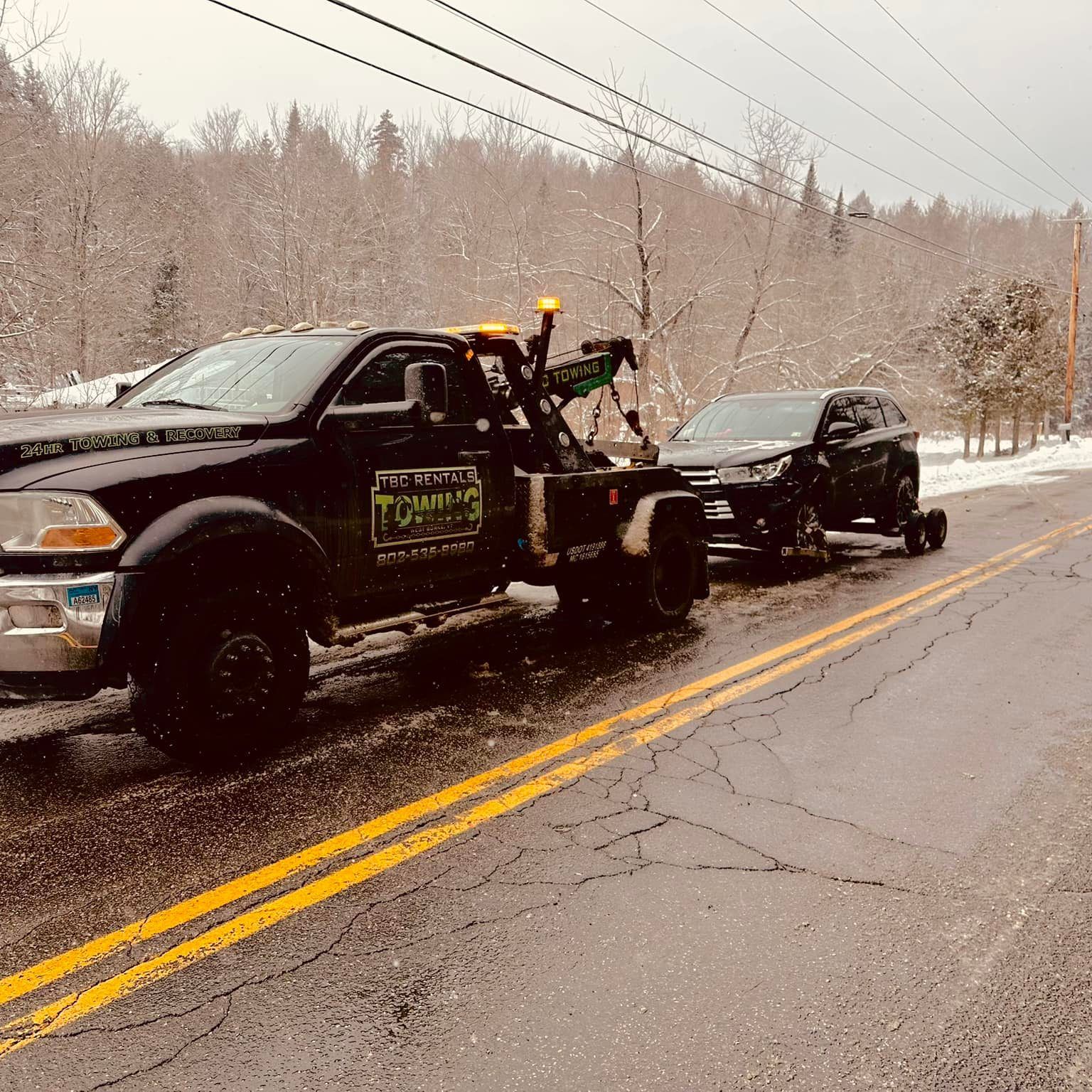  for TBC Towing in Burke, VT
