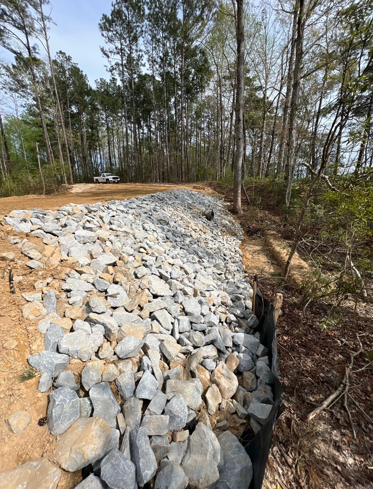 Excavating for Beards Creek Construction in Grantsboro, NC
