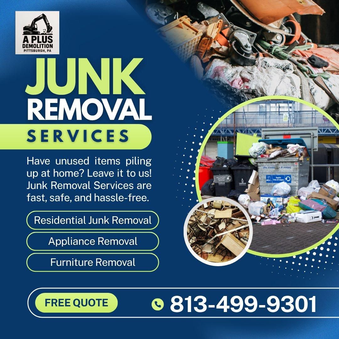  for A Plus Demolition Retaining Walls and Clean Out. Serving the Greater Pittsburgh Area in Pittsburgh, PA