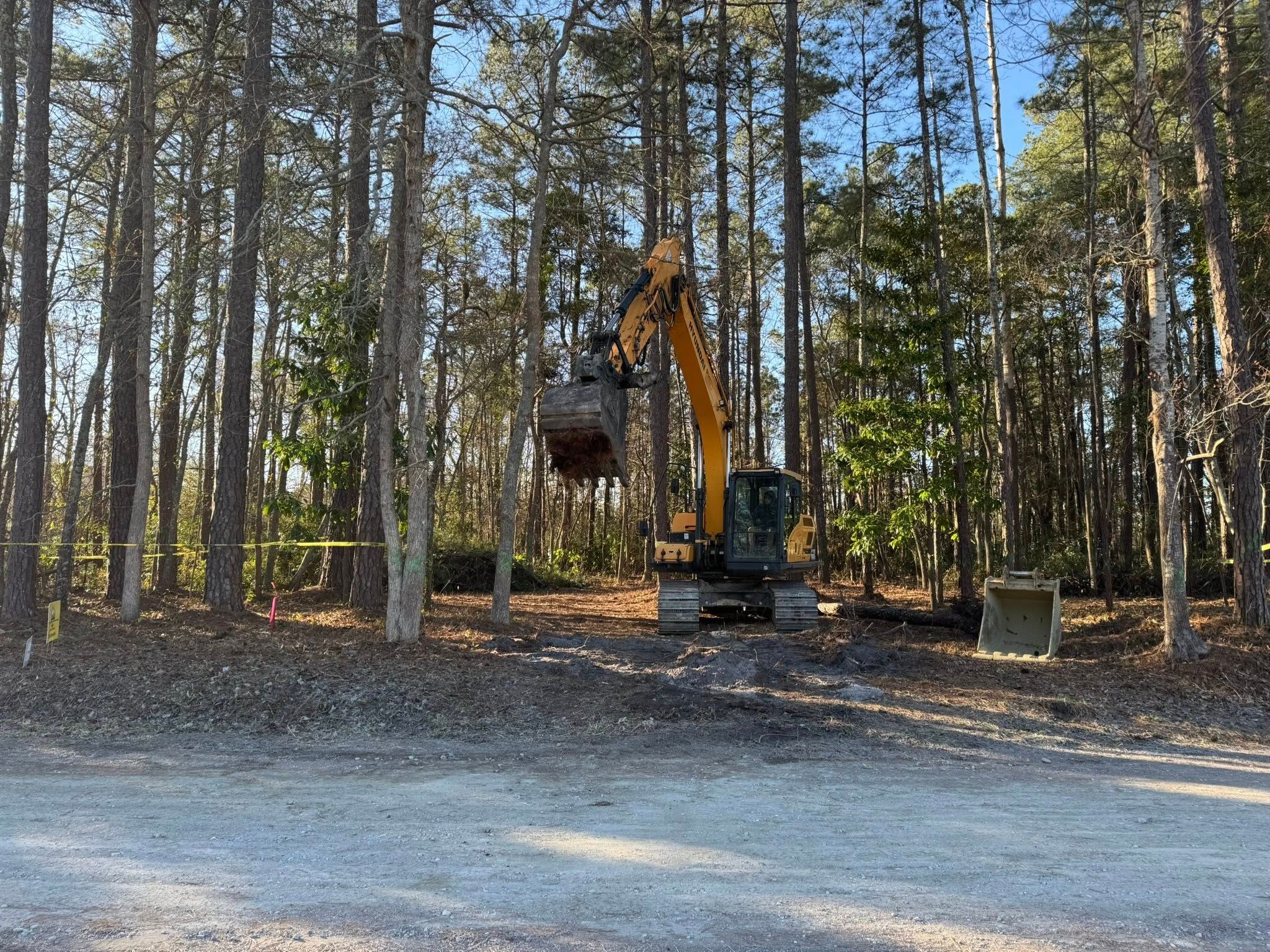 Excavating for Beards Creek Construction in Grantsboro, NC