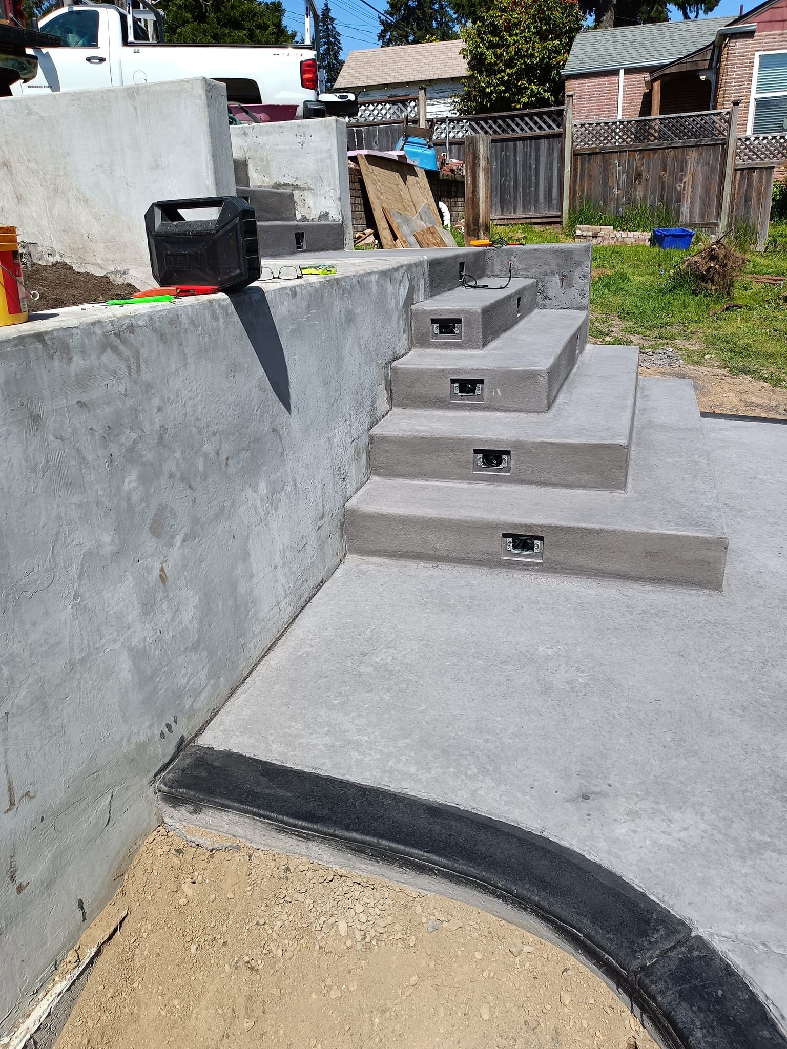 Stair Design & Installation for All Mighty Concrete LLC in Bremerton, WA