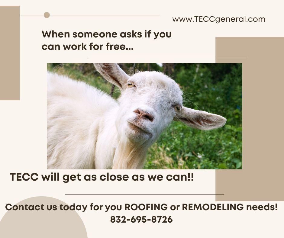  for TECC Roofing & Renovations in Harris County, TX
