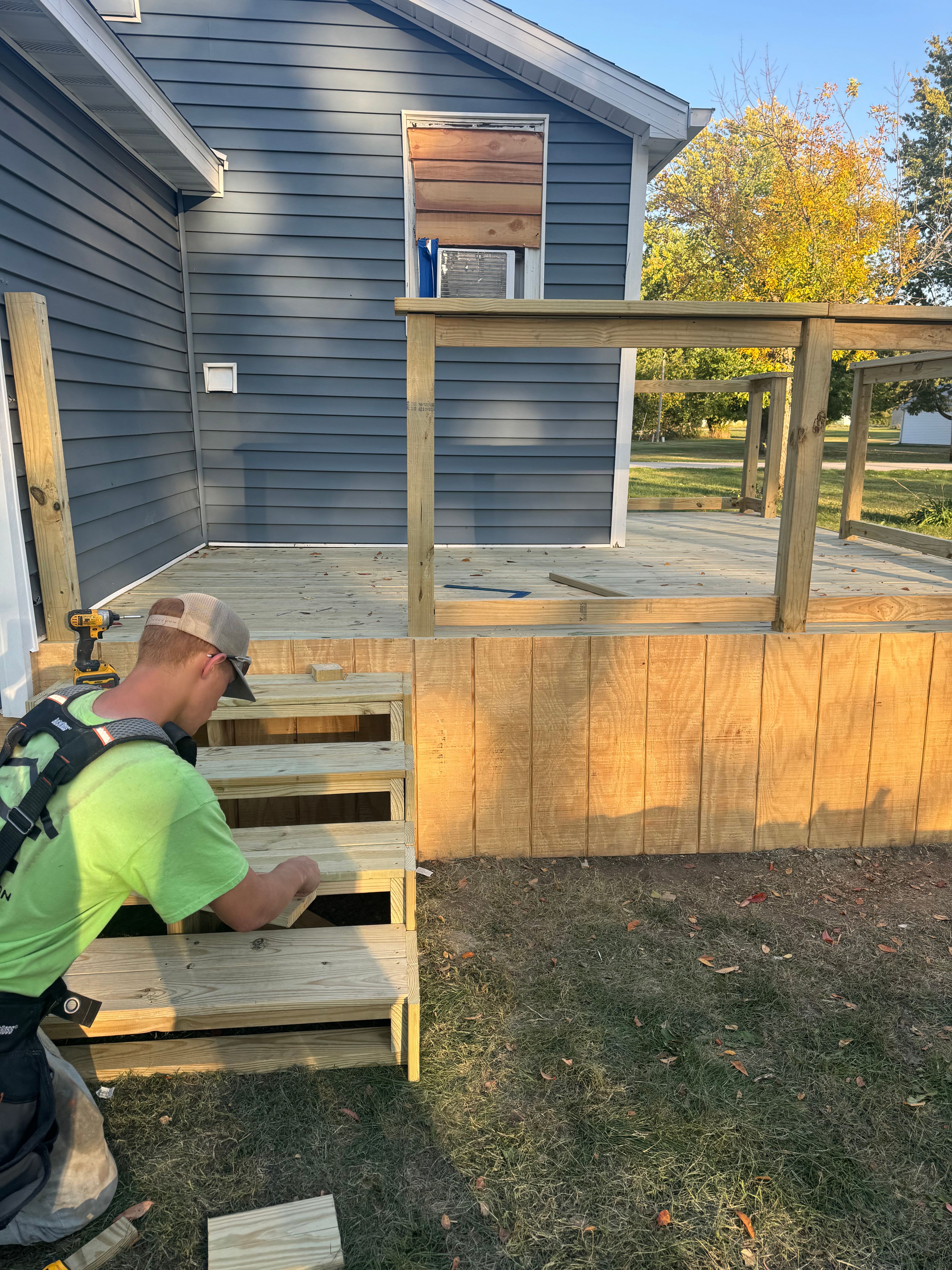 Decks for Risner Construction in De Motte, IN