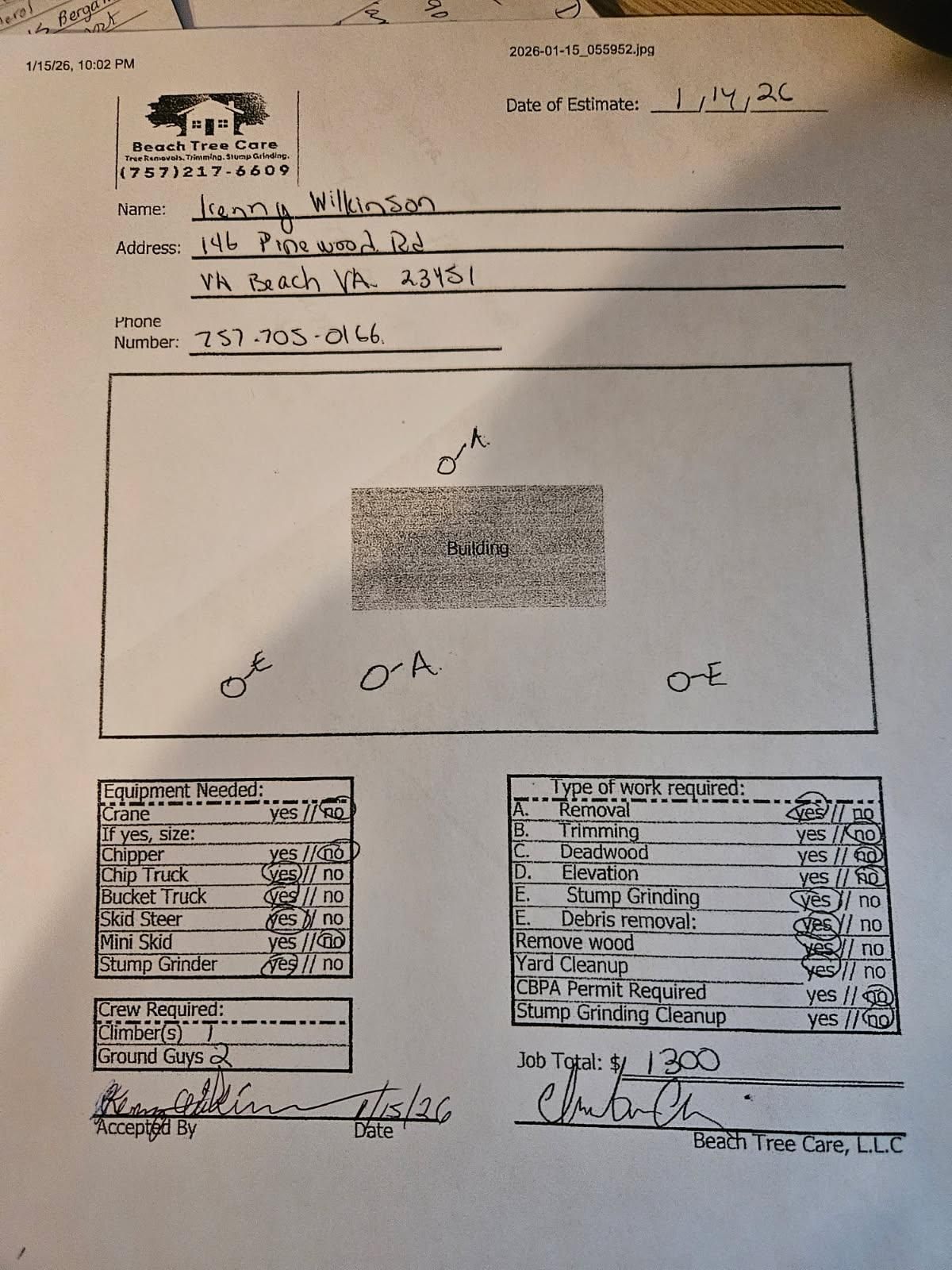  for Beach Tree Care in Virginia Beach, VA