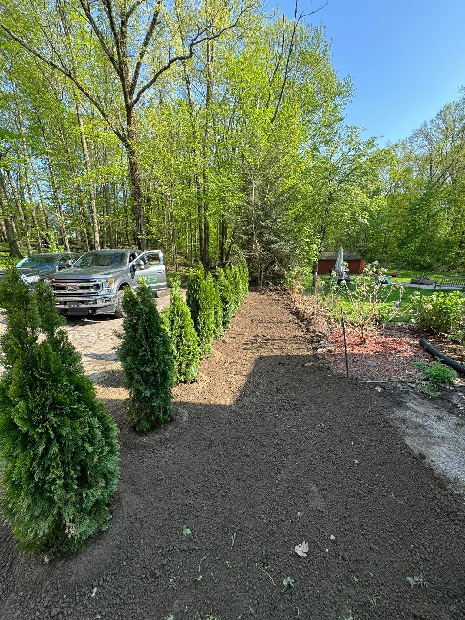 Excavation for CS Property Maintenance in Middlebury, CT