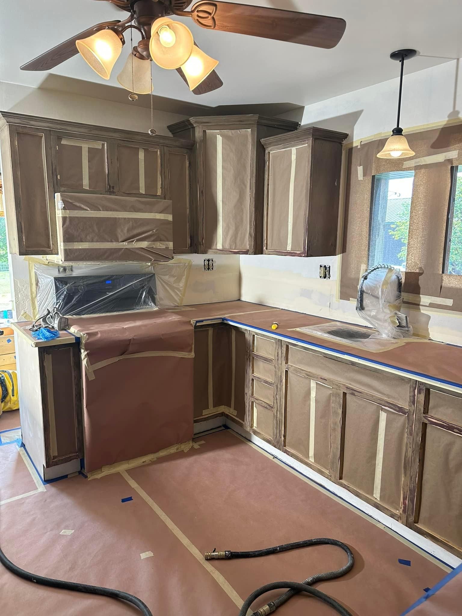 Cabinet Painting for TL Painting in Joliet, IL