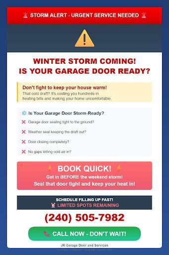  for JR Garage Door and Services in Charles County, MD