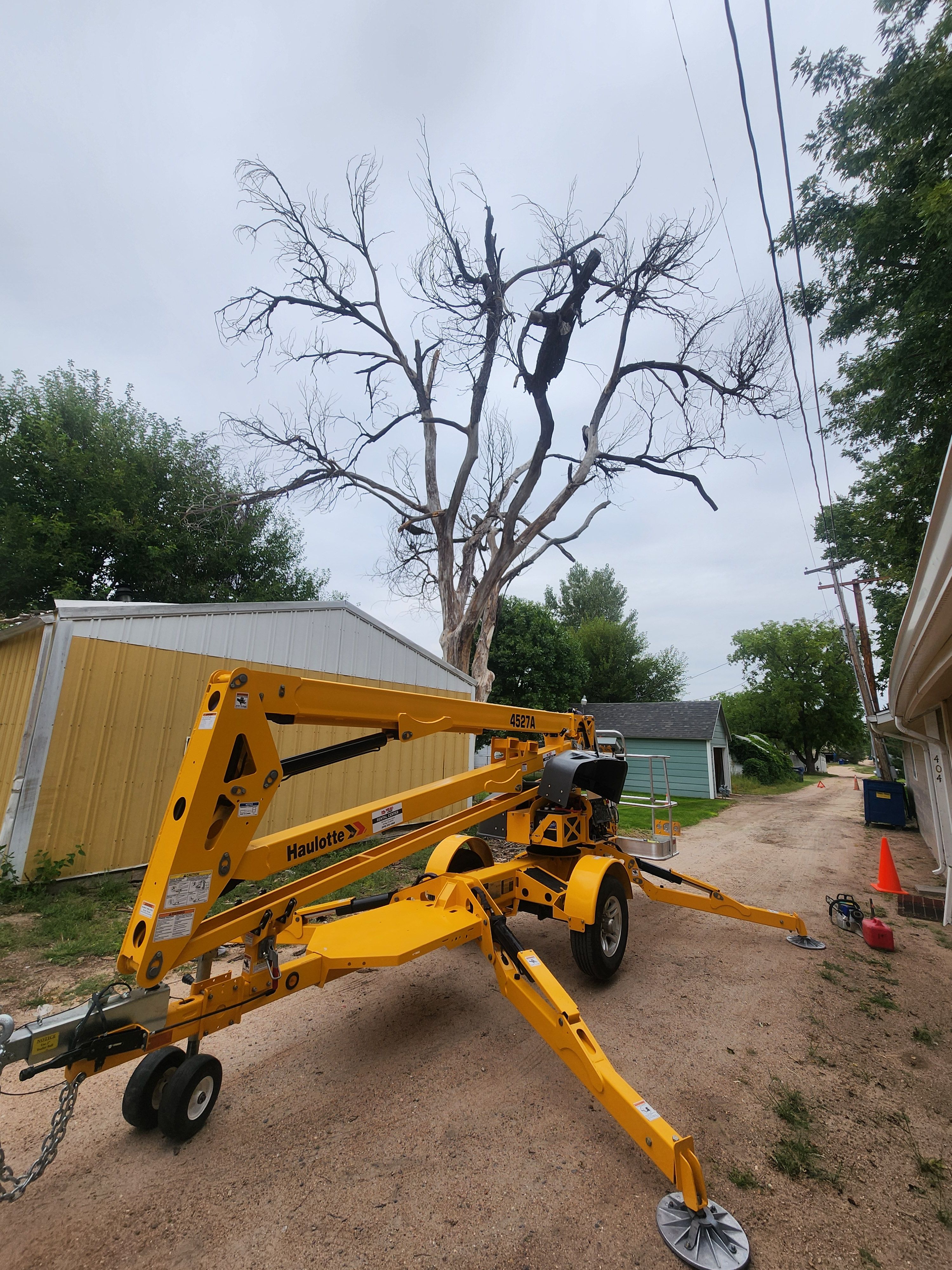 Brush & Tree Removal for M&N Fencing in Crook, CO