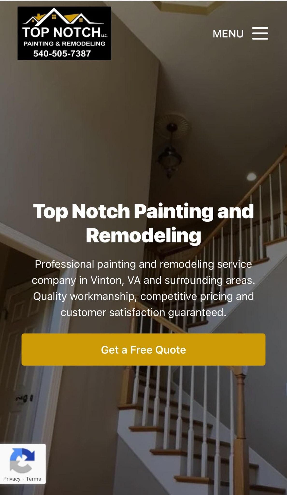 Exterior Painting for Top Notch Painting and Remodeling in Vinton, VA