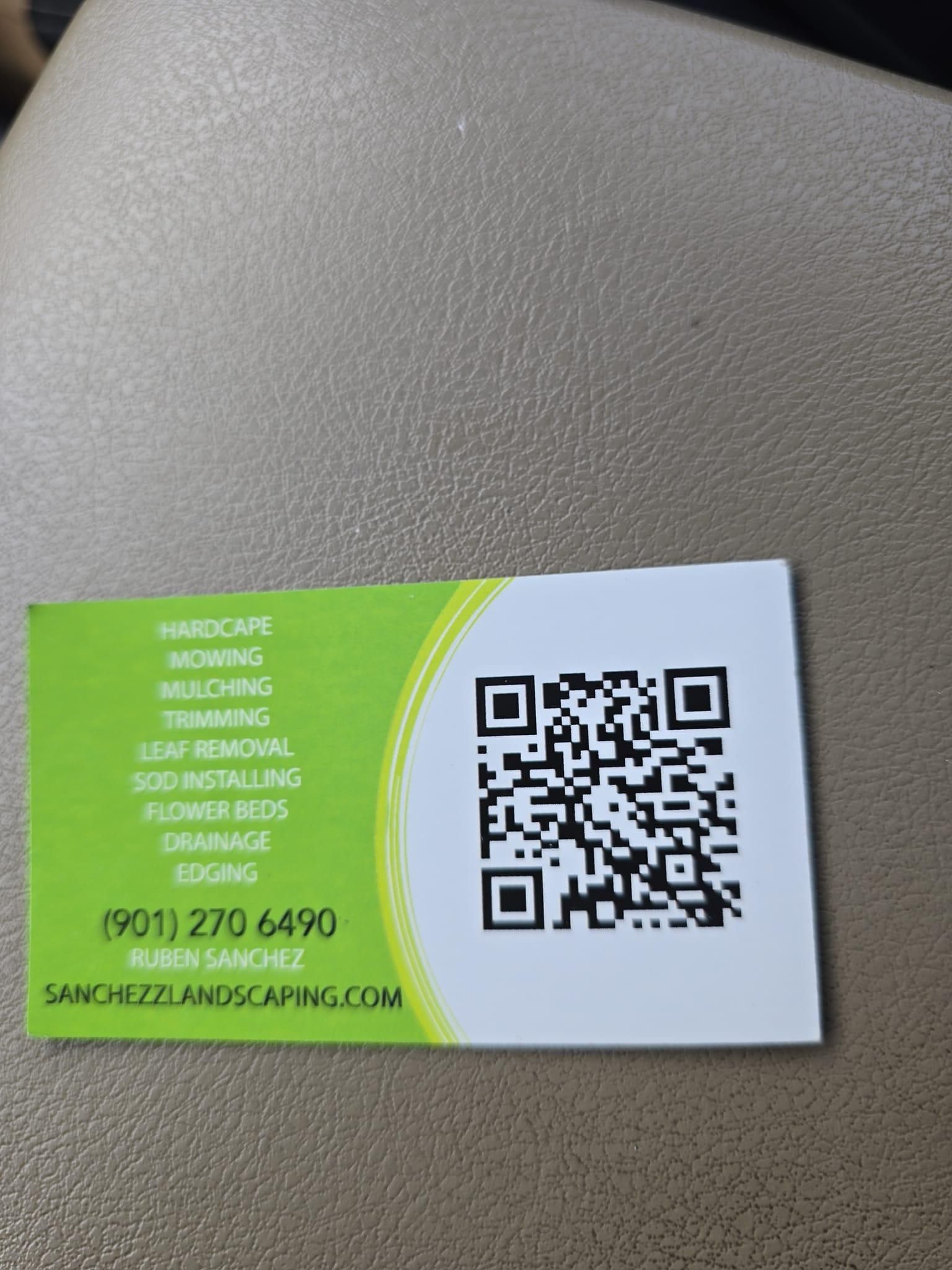  for Sanchez Z. Landscaping in Memphis, TN