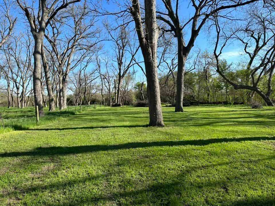 Mowing for Allen Lawn Care in Taylor, Texas