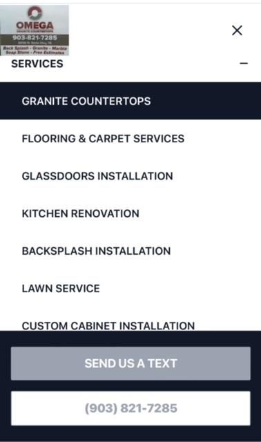  for Omega Granite LLC in Ravenna, TX