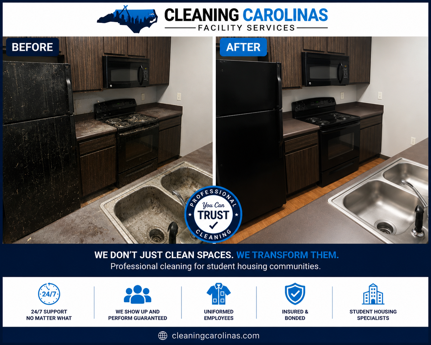  for Cleaning Carolina’s LLC in Greensboro, NC