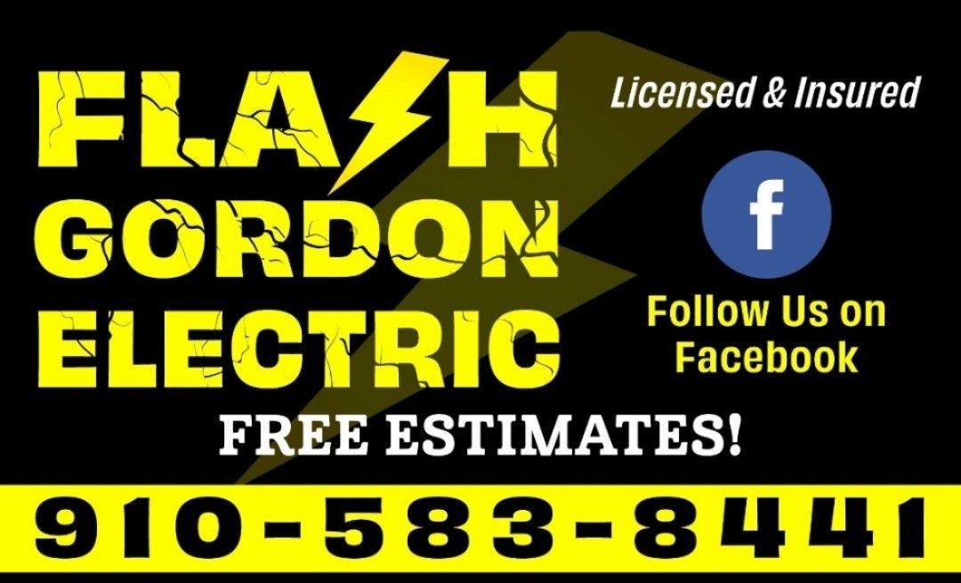 for Flash Gordon Electric LLC. in Hope Mills, NC