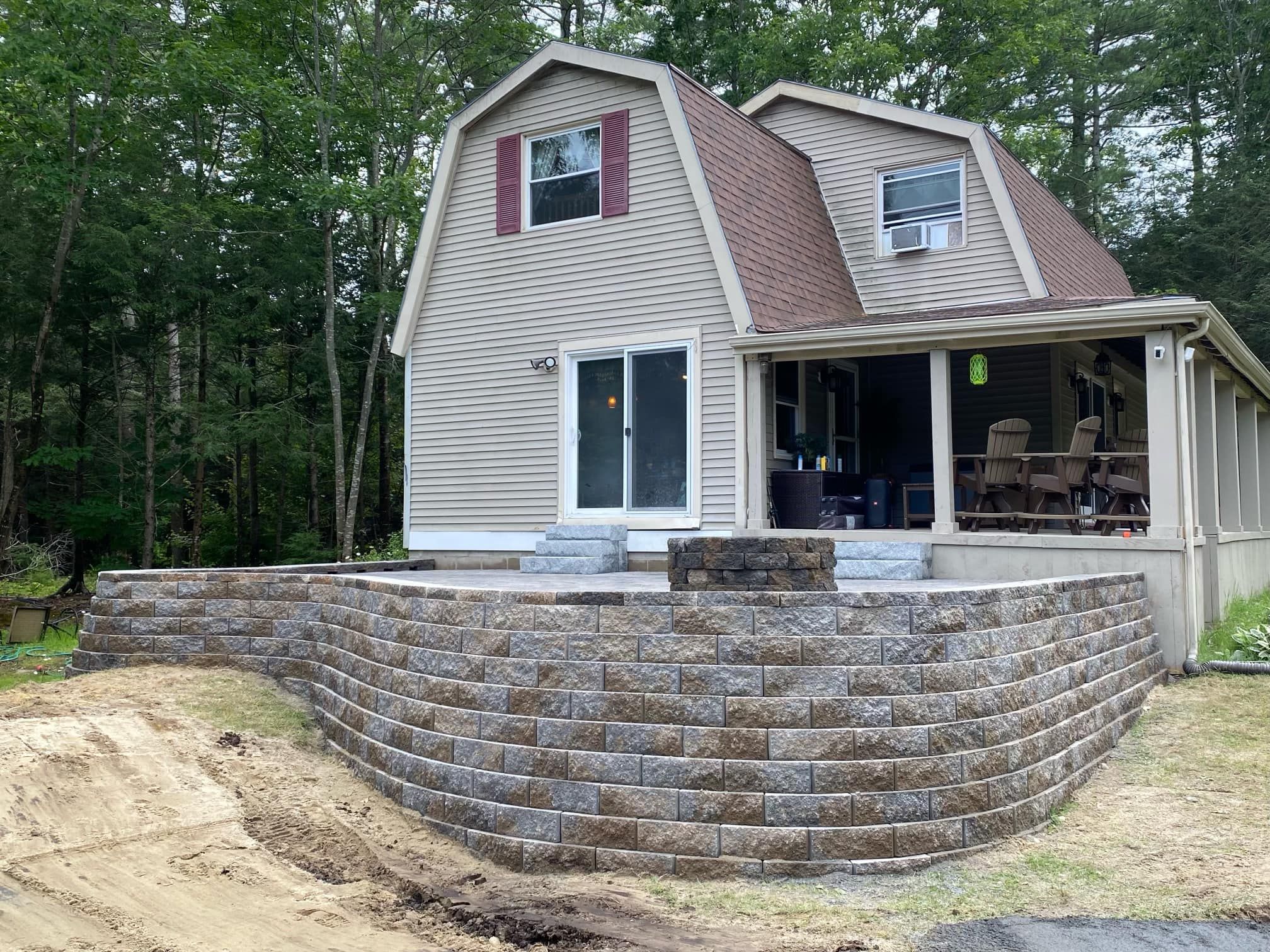 Hardscaping for Pine Stream Property Management in Waterboro, ME